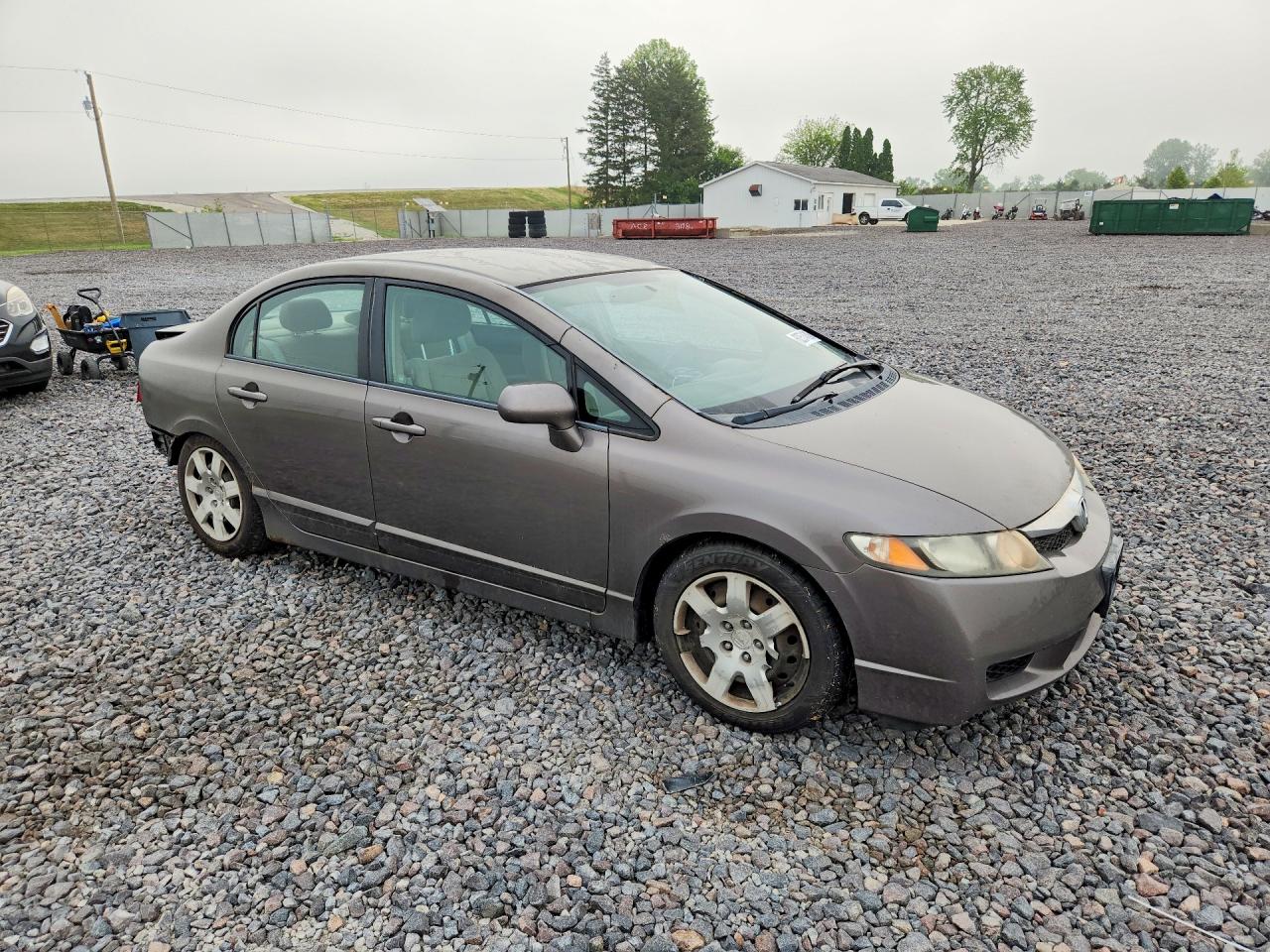 2011 Honda Civic Lx Brown vin: 2HGFA1F58BH546027