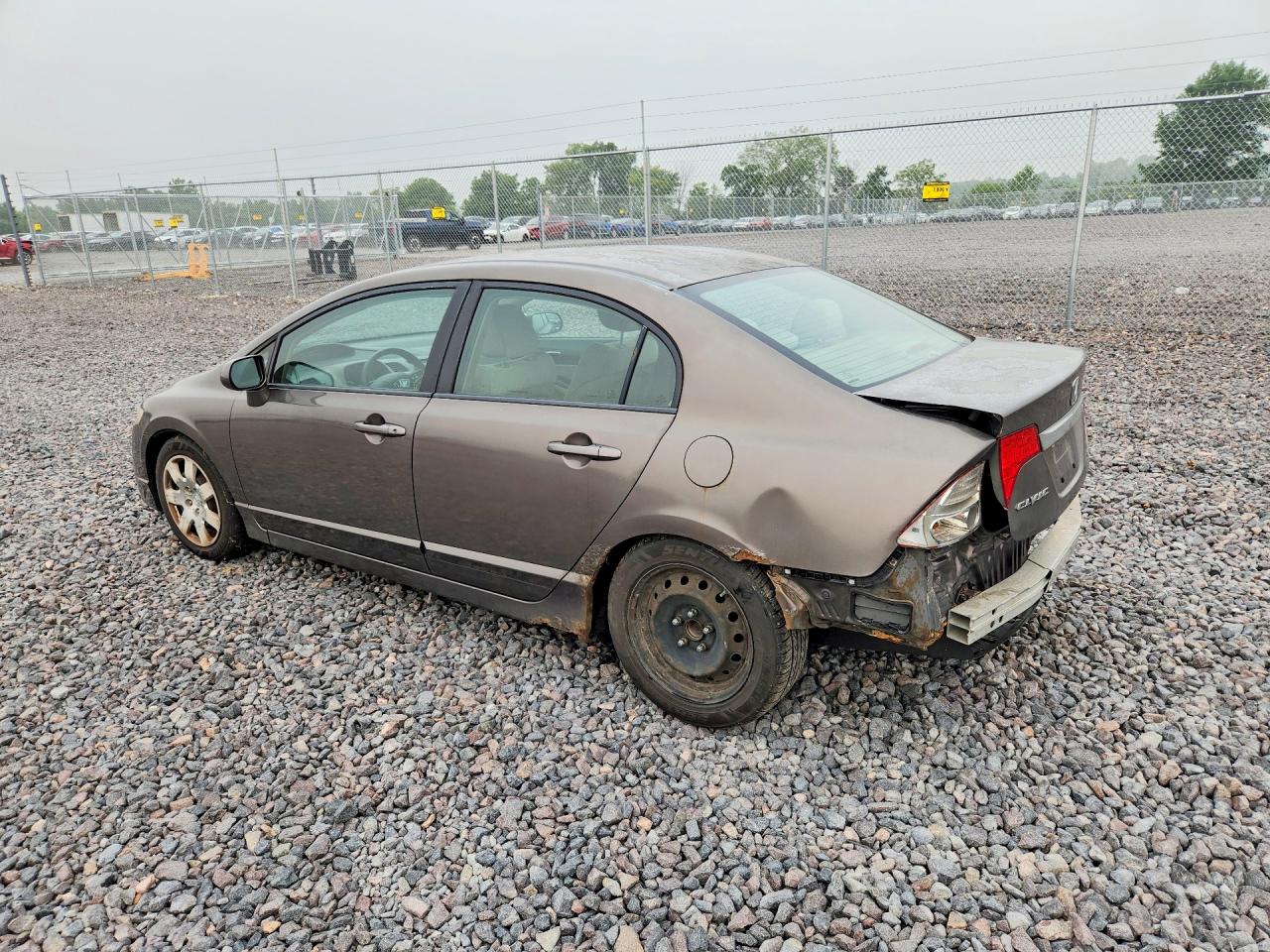 2011 Honda Civic Lx Brown vin: 2HGFA1F58BH546027