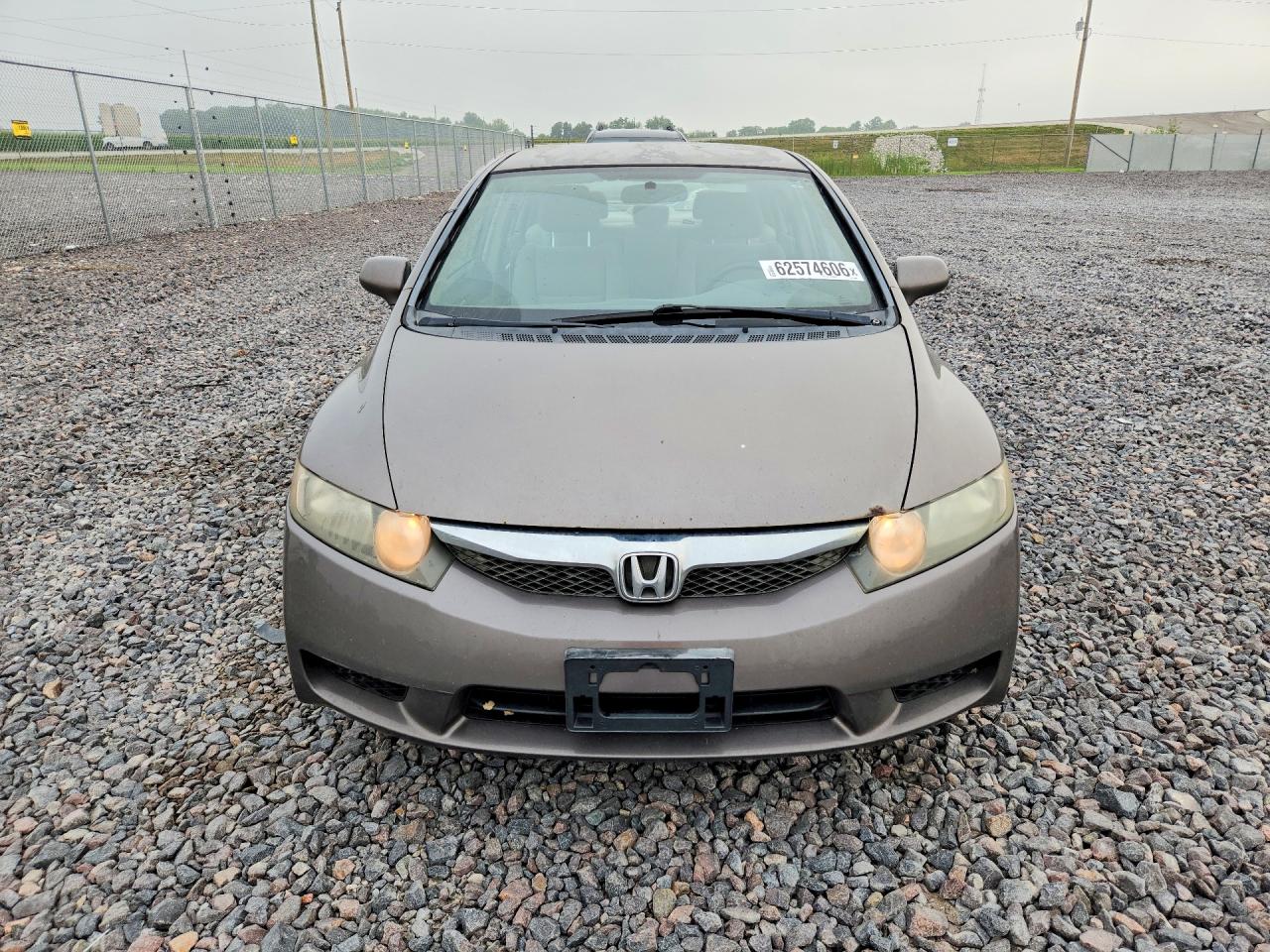 2011 Honda Civic Lx Brown vin: 2HGFA1F58BH546027