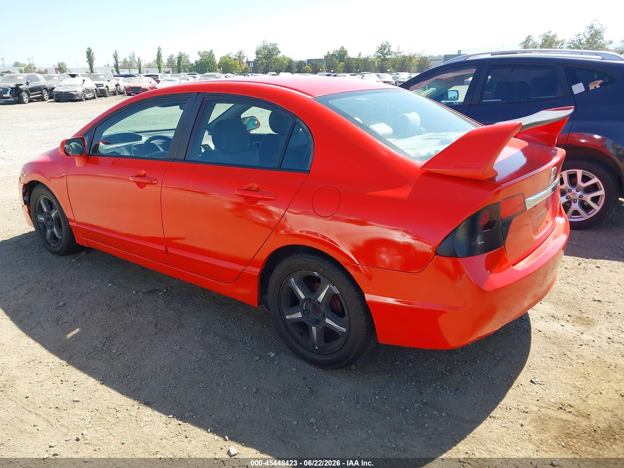 2010 Honda Civic Lx Red vin: 2HGFA1F59AH301008