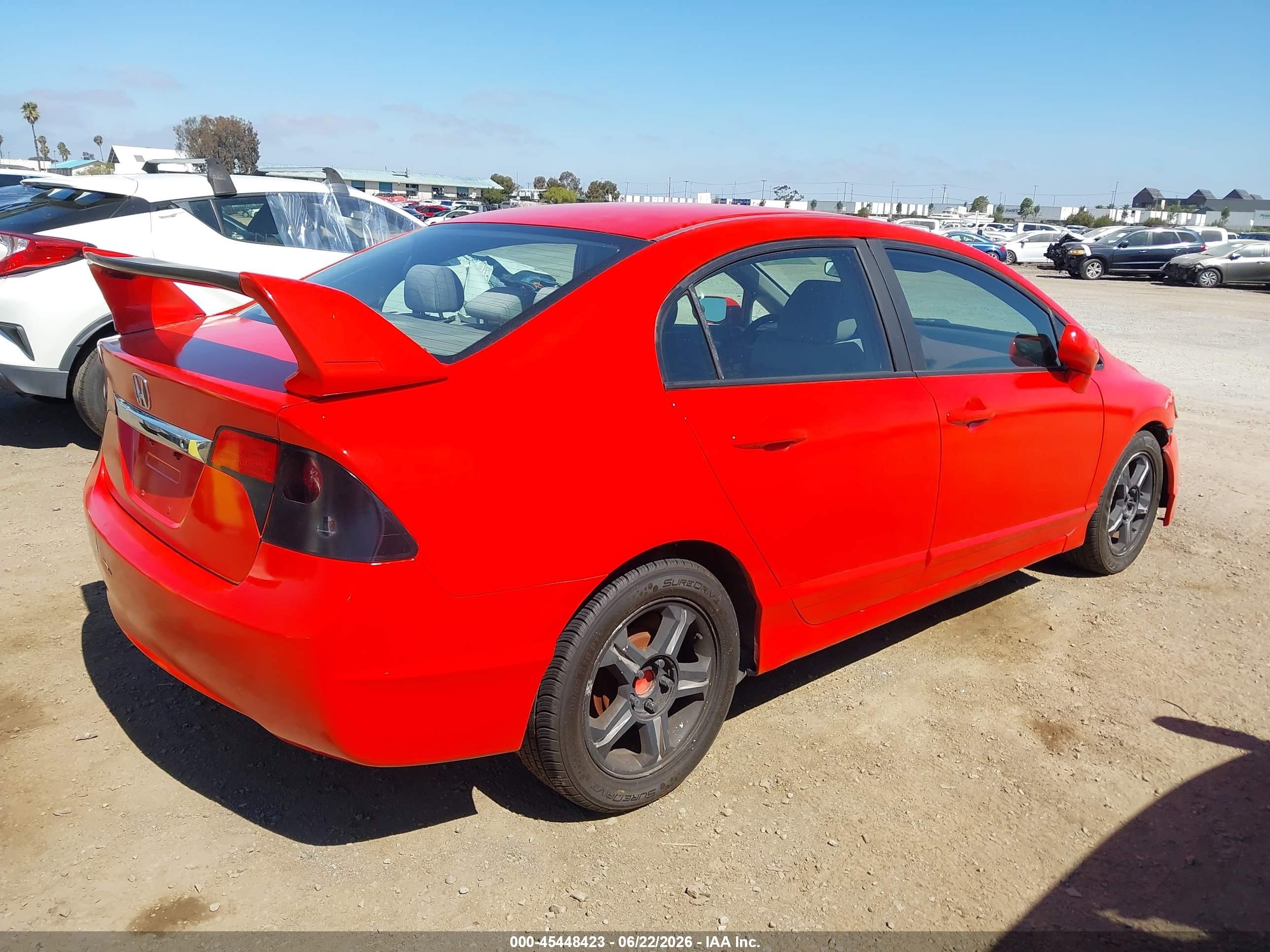 2010 Honda Civic Lx Red vin: 2HGFA1F59AH301008