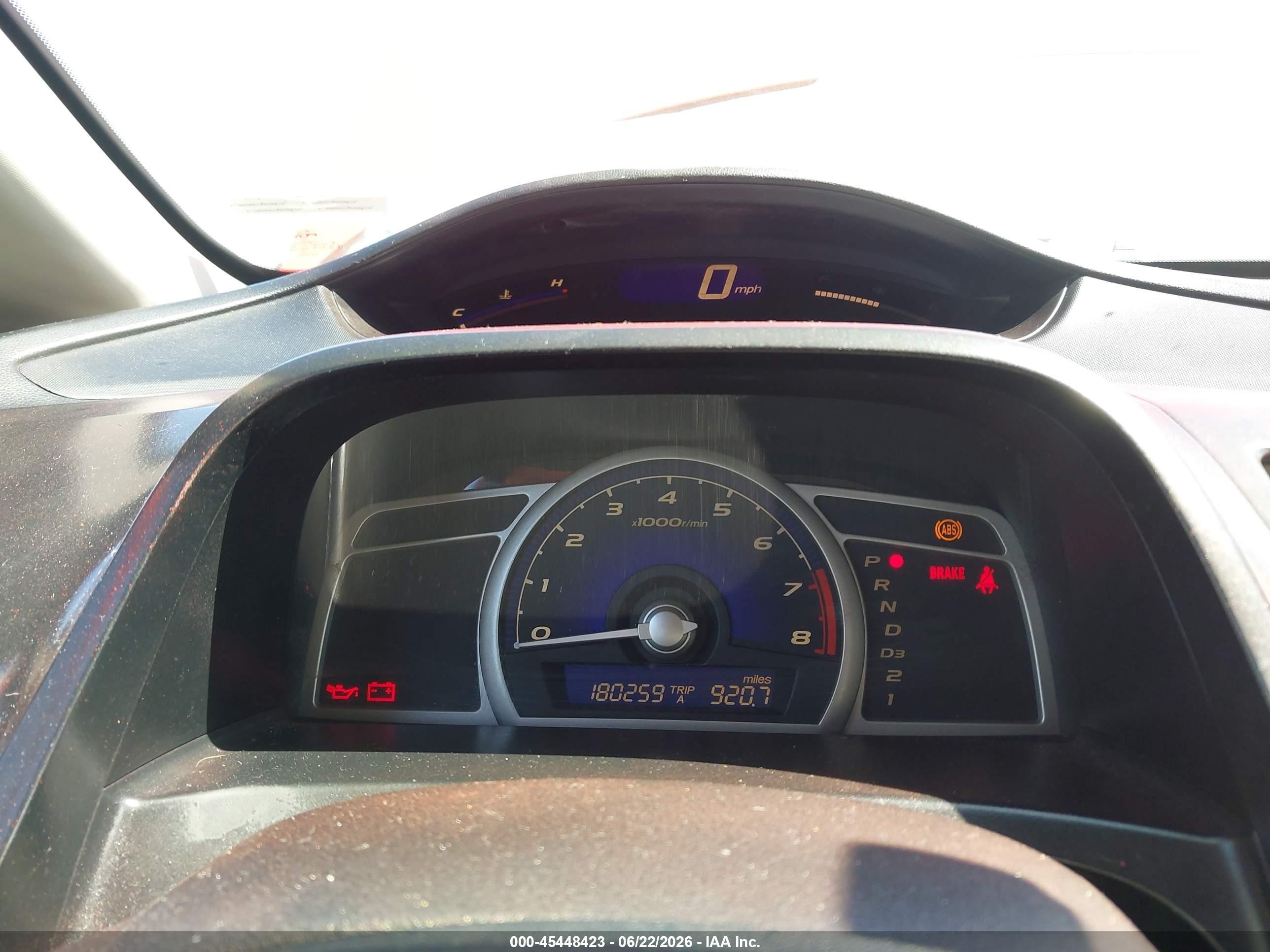 2010 Honda Civic Lx Red vin: 2HGFA1F59AH301008
