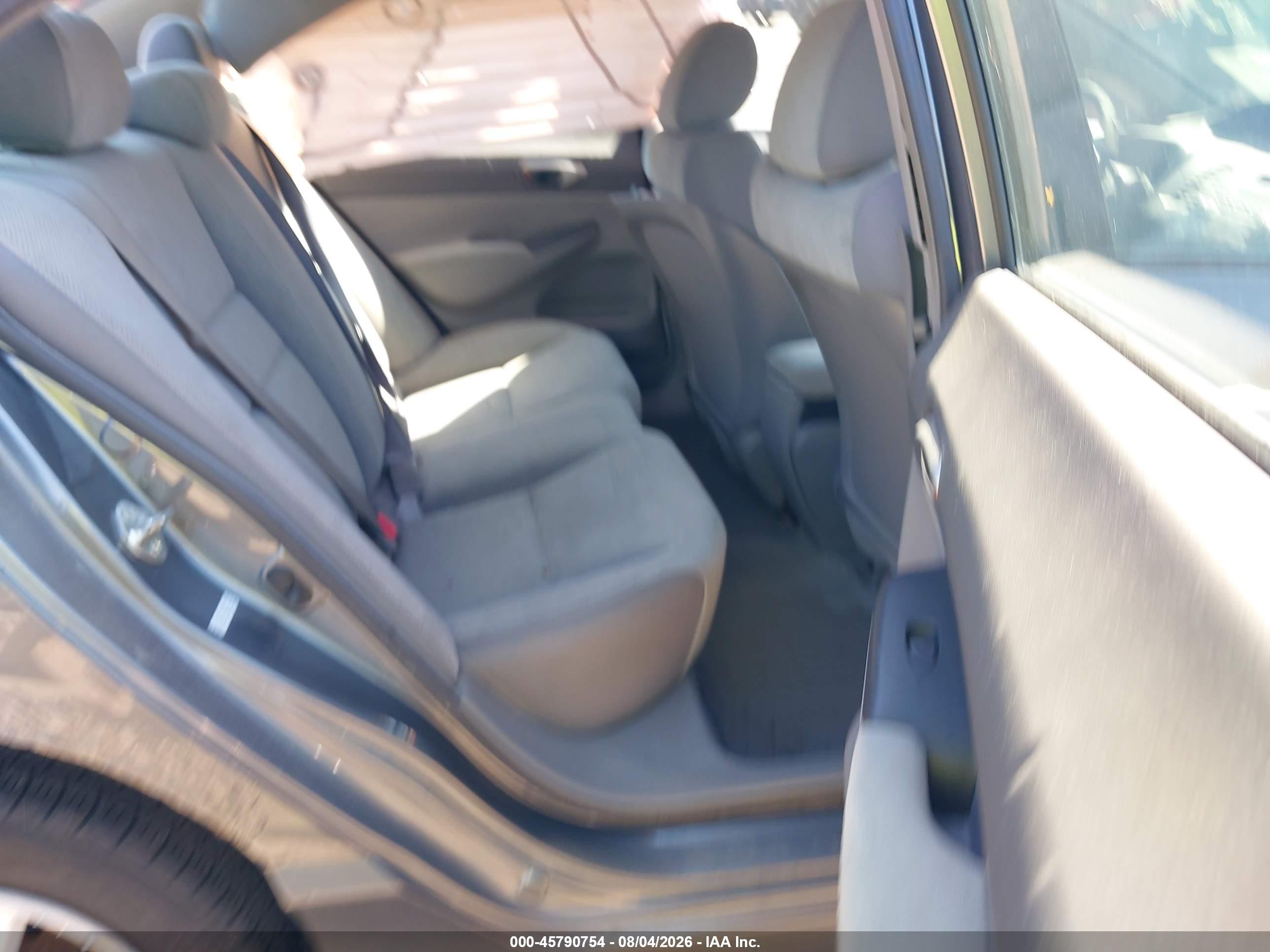 2010 Honda Civic Lx Gray vin: 2HGFA1F59AH304460