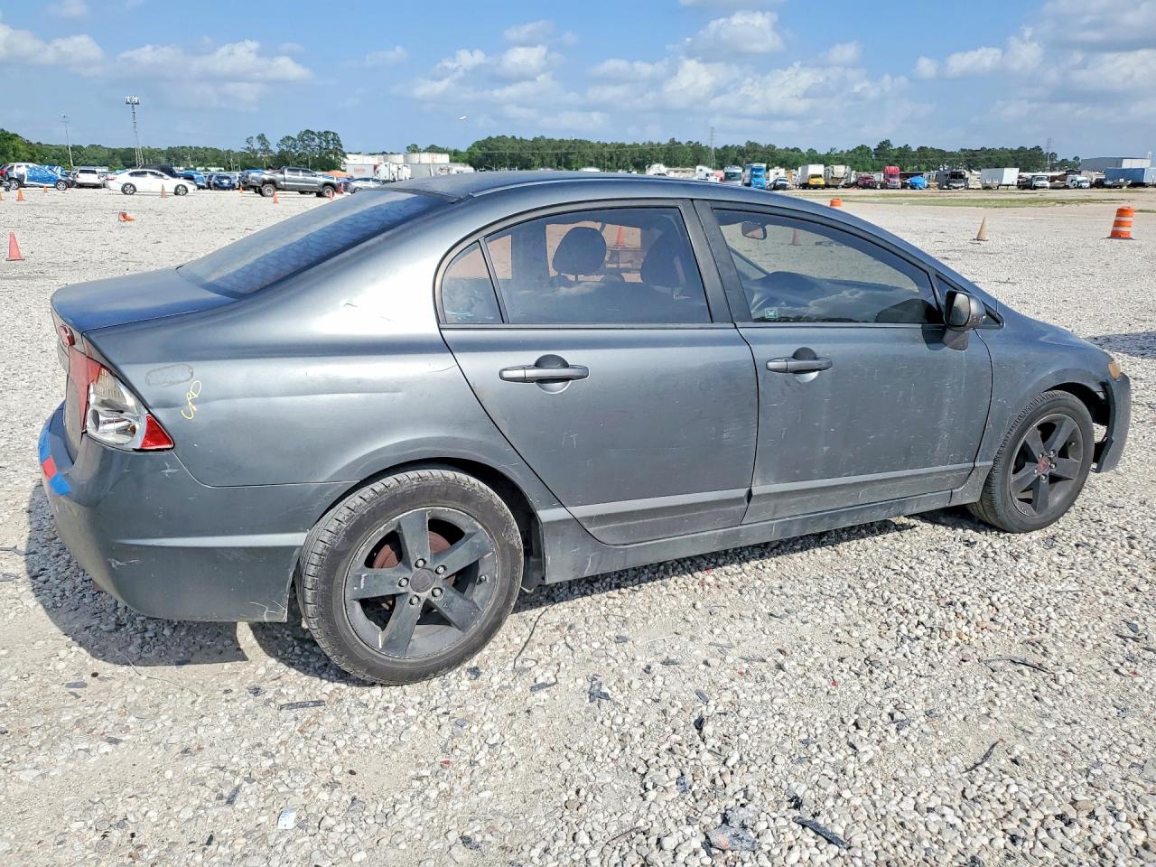 2010 Honda Civic Lx Gray vin: 2HGFA1F59AH306001