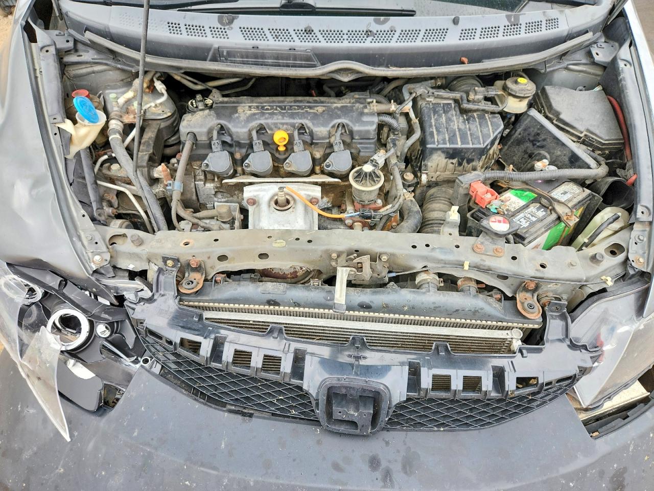 2010 Honda Civic Lx Gray vin: 2HGFA1F59AH308976