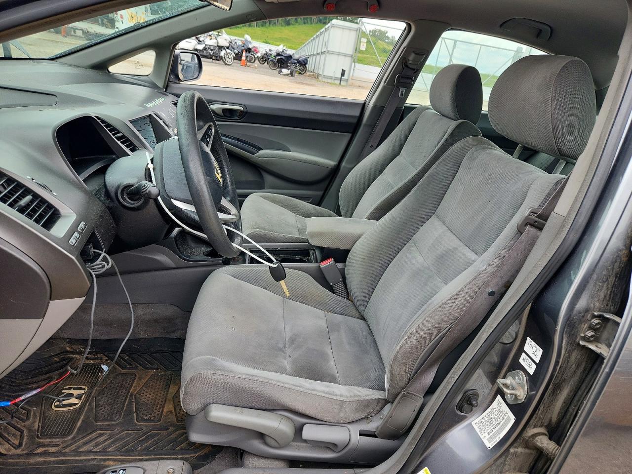 2010 Honda Civic Lx Gray vin: 2HGFA1F59AH308976