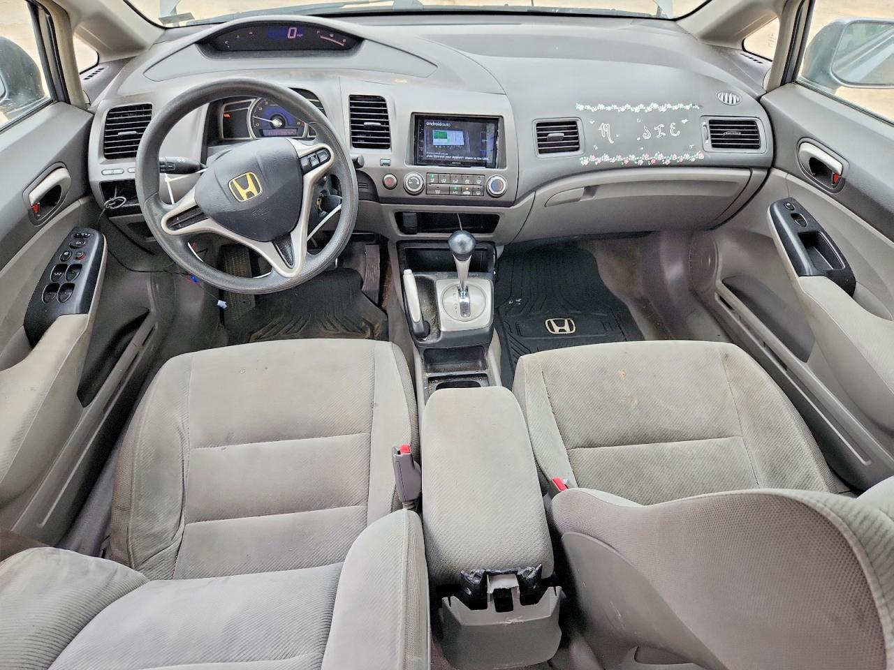 2010 Honda Civic Lx Gray vin: 2HGFA1F59AH308976