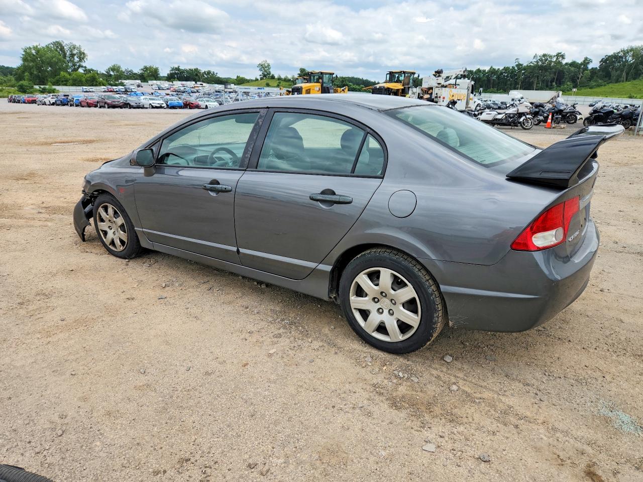 2010 Honda Civic Lx Gray vin: 2HGFA1F59AH308976