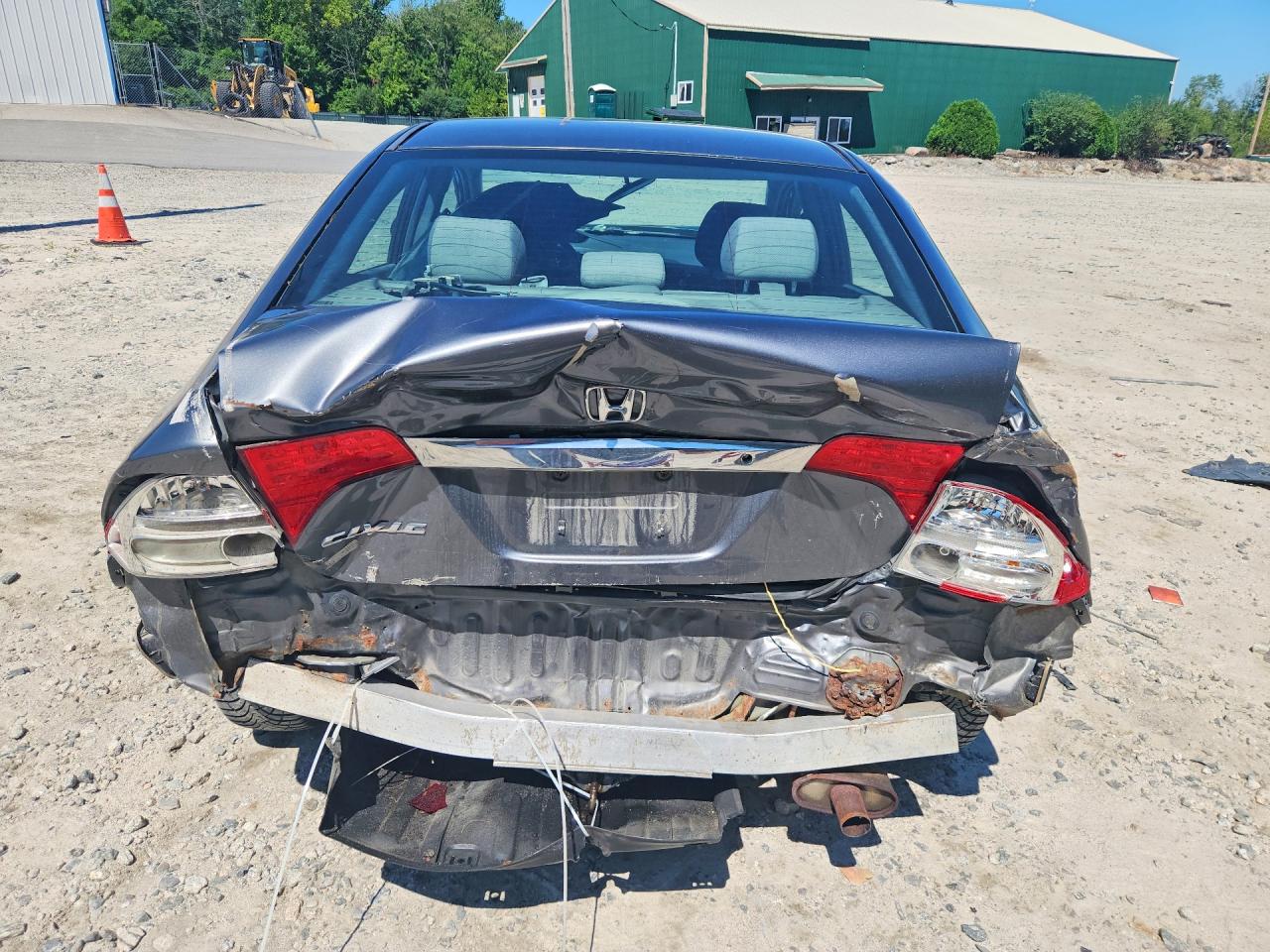 2010 Honda Civic Lx Gray vin: 2HGFA1F59AH311246