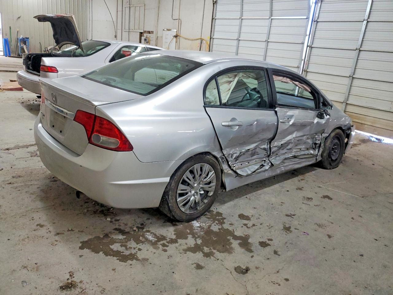 2010 Honda Civic Lx Silver vin: 2HGFA1F59AH315913