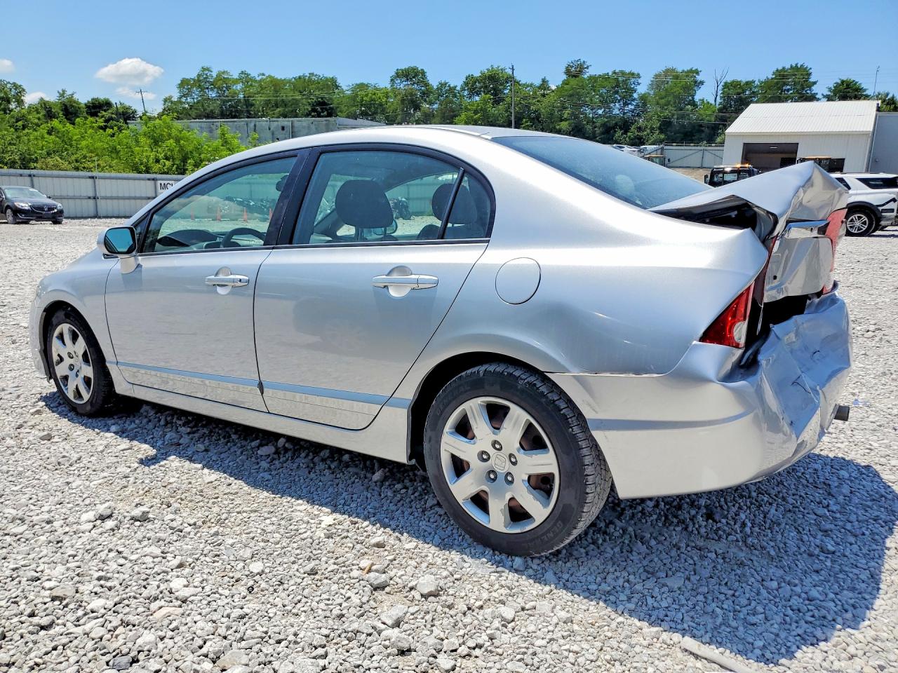 2010 Honda Civic Lx Silver vin: 2HGFA1F59AH316799