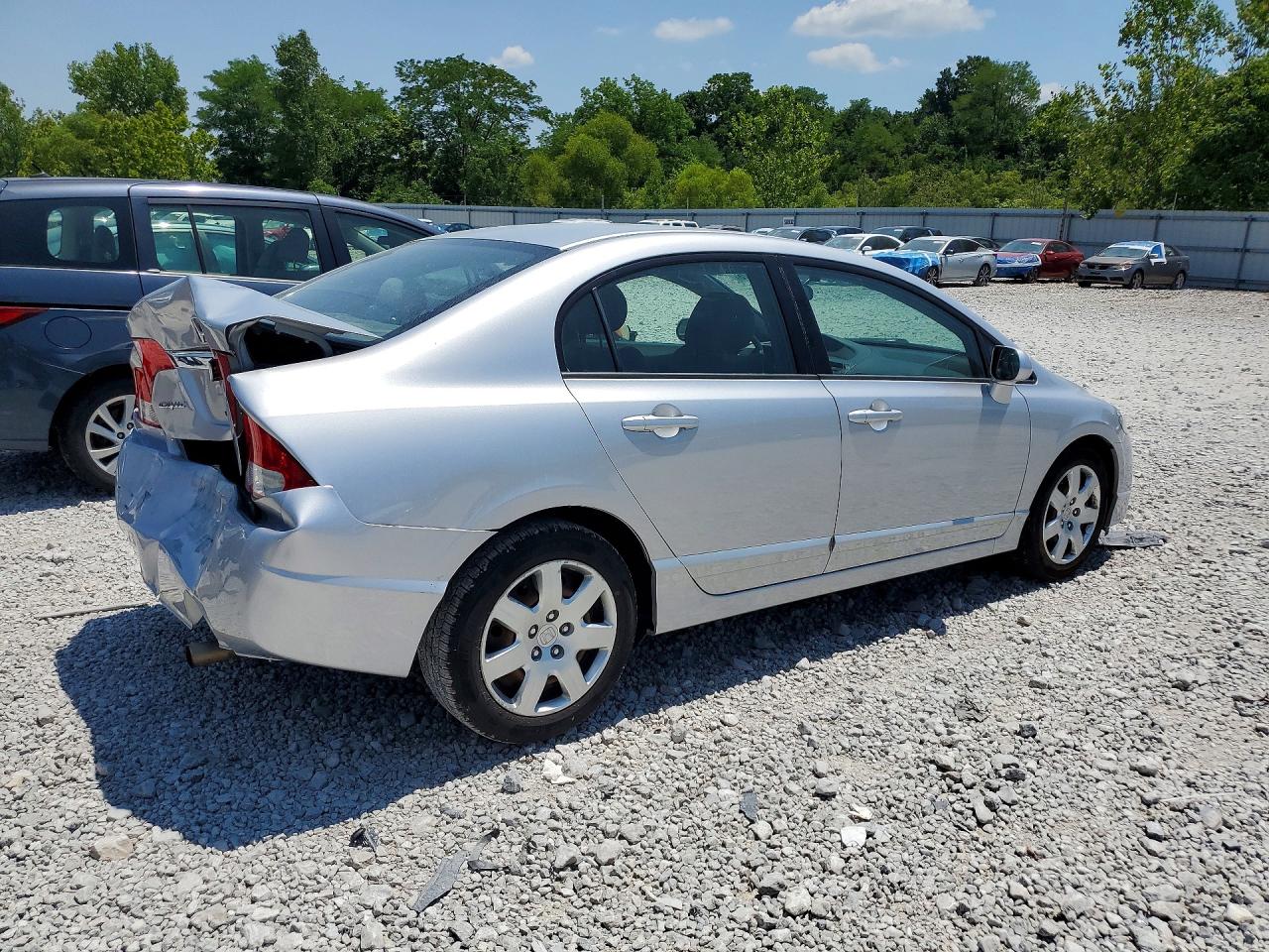 2010 Honda Civic Lx Silver vin: 2HGFA1F59AH316799