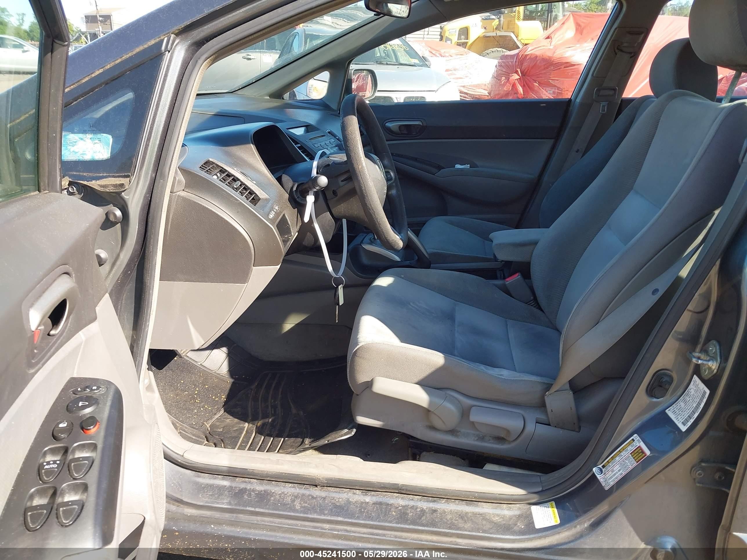 2010 Honda Civic Lx Gray vin: 2HGFA1F59AH319704