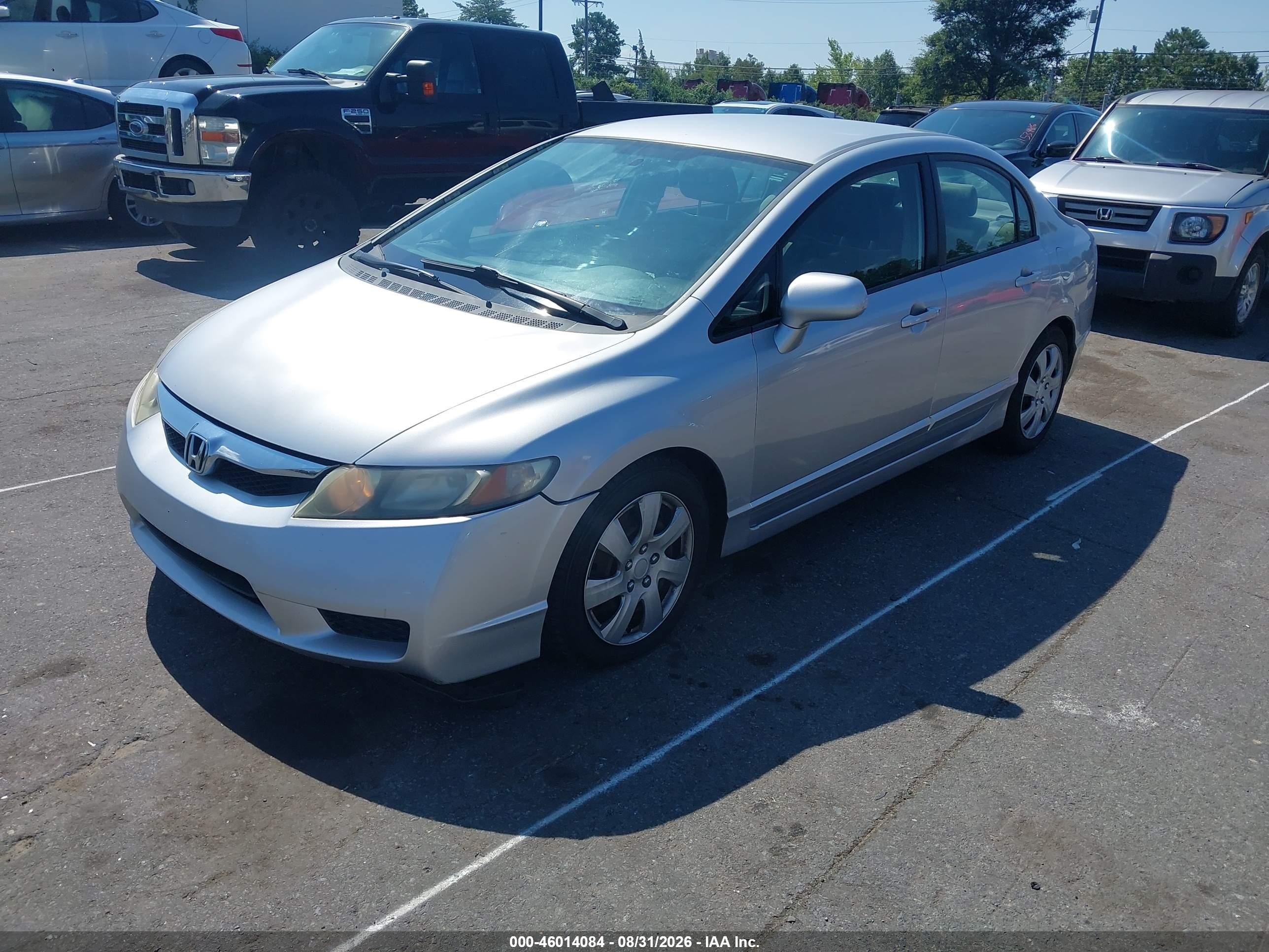 2010 Honda Civic Lx Серебряный vin: 2HGFA1F59AH322473