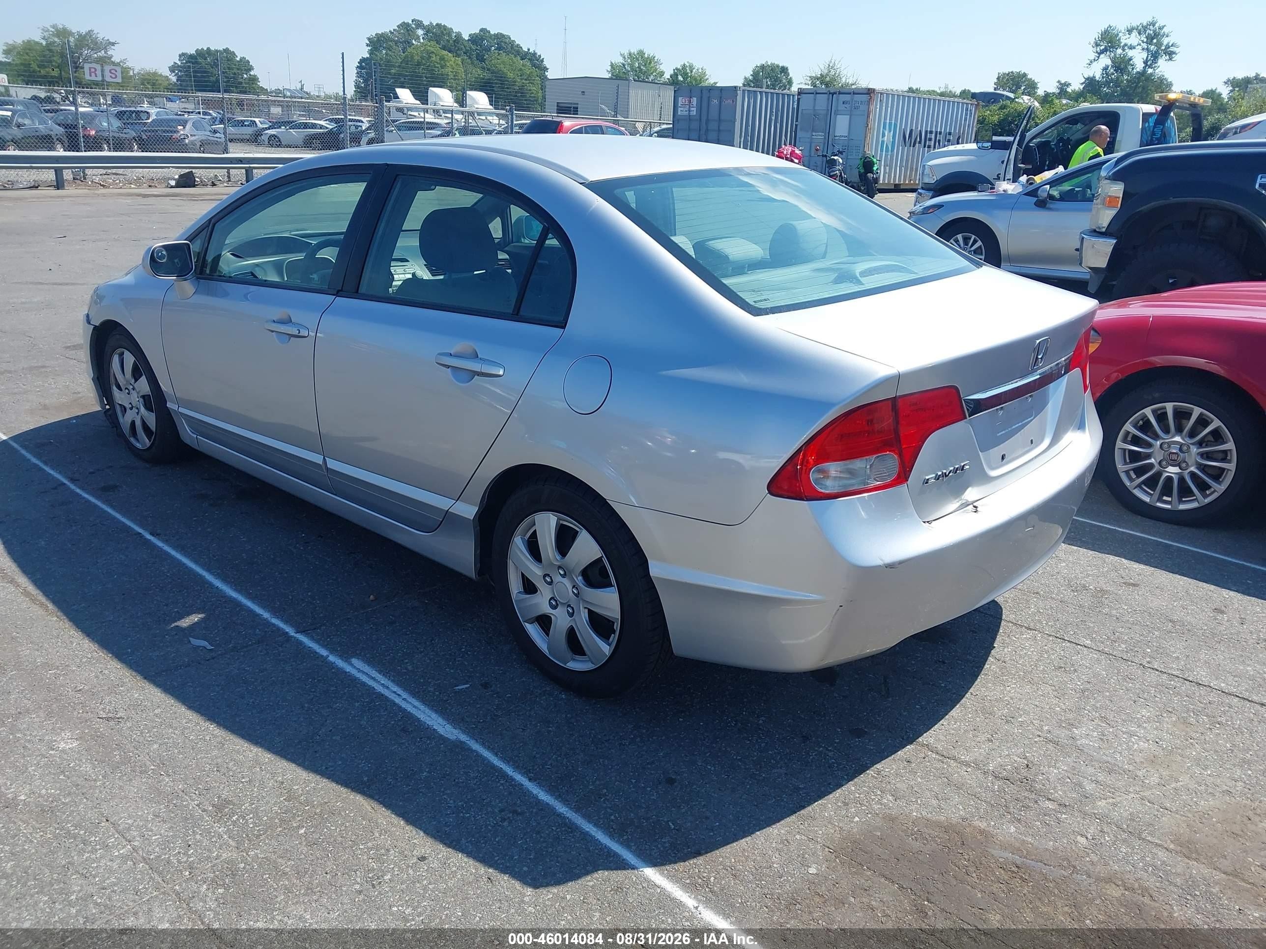 2010 Honda Civic Lx Серебряный vin: 2HGFA1F59AH322473