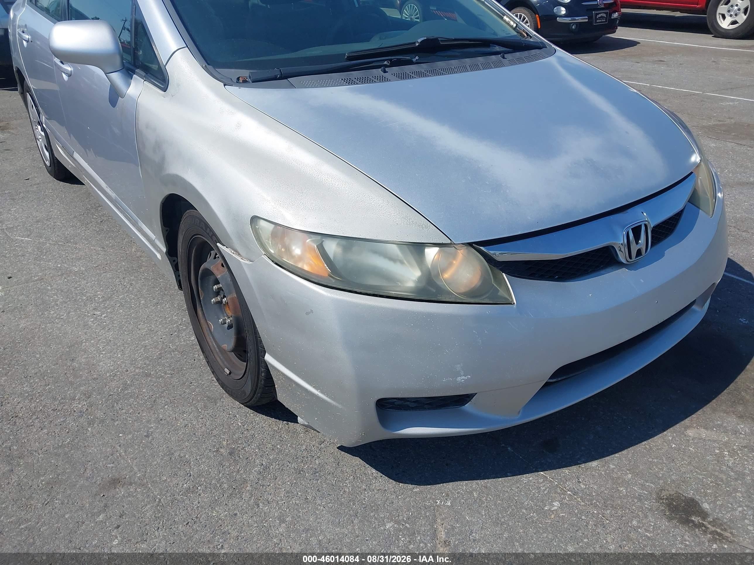 2010 Honda Civic Lx Серебряный vin: 2HGFA1F59AH322473