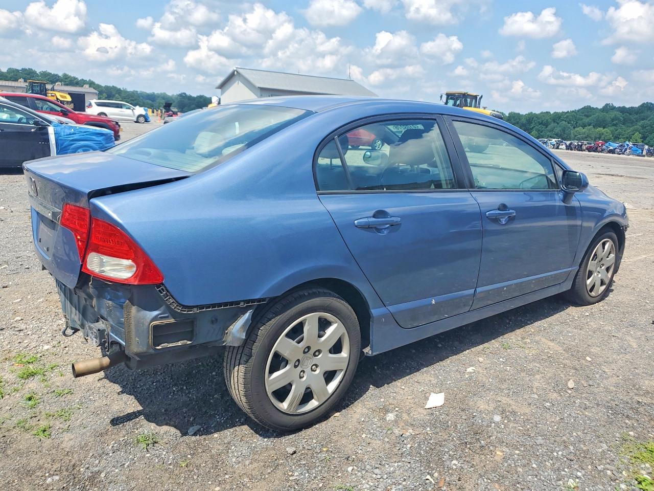 2010 Honda Civic Lx Blue vin: 2HGFA1F59AH322750