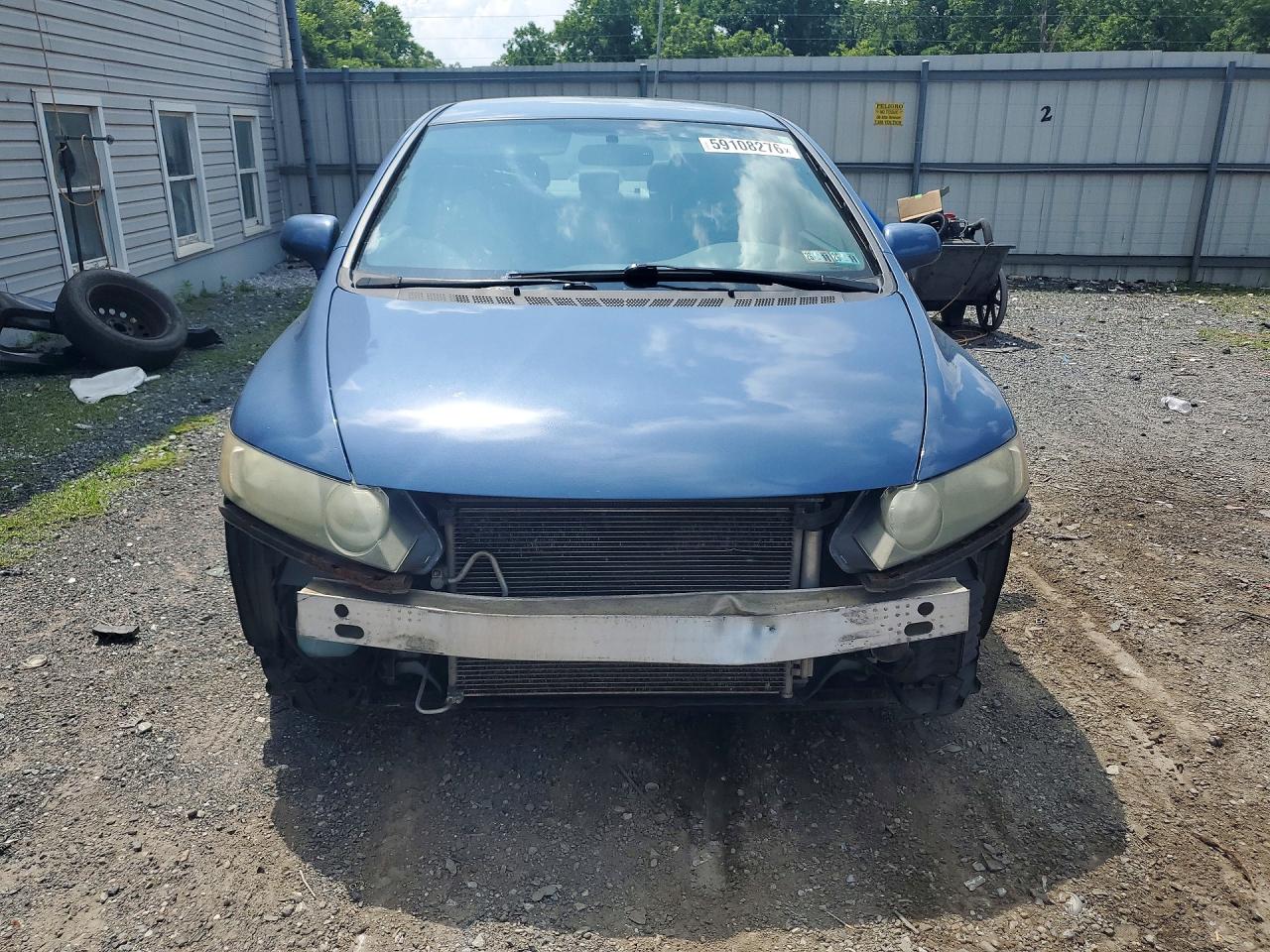 2010 Honda Civic Lx Blue vin: 2HGFA1F59AH322750