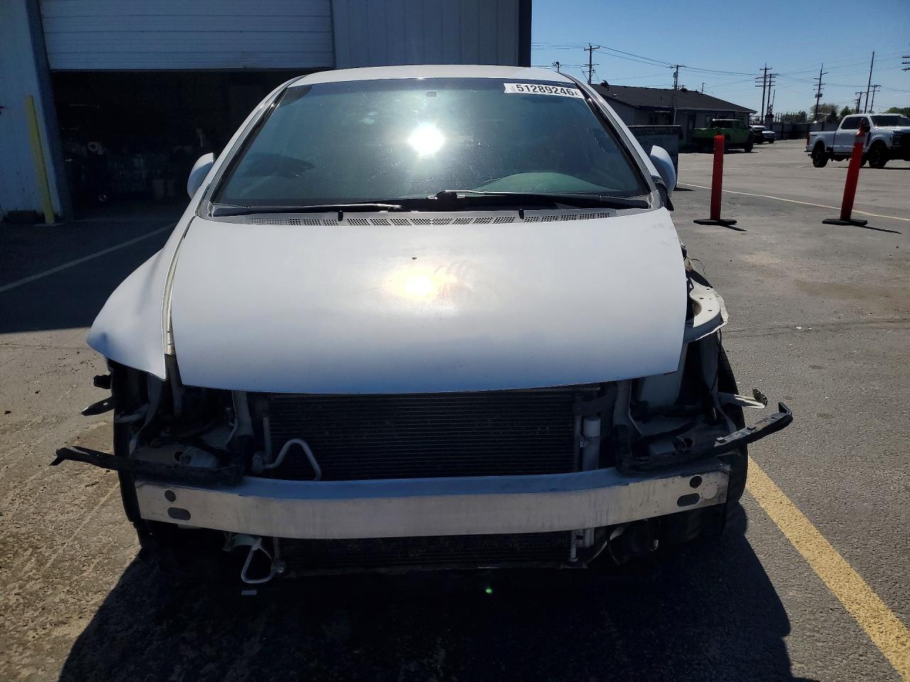 2010 Honda Civic Lx White vin: 2HGFA1F59AH515528