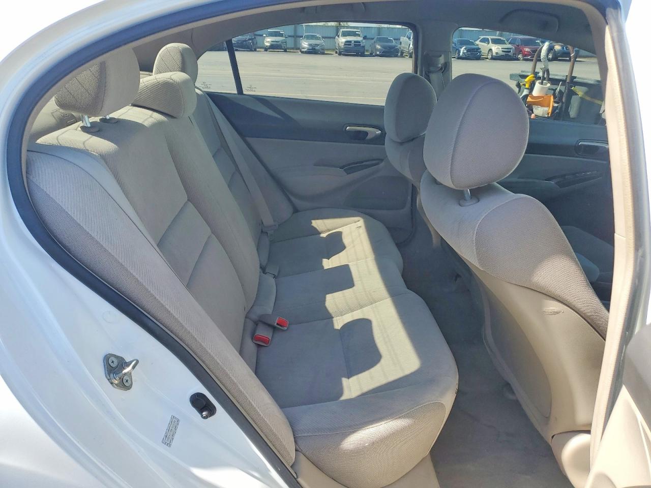 2010 Honda Civic Lx White vin: 2HGFA1F59AH515528