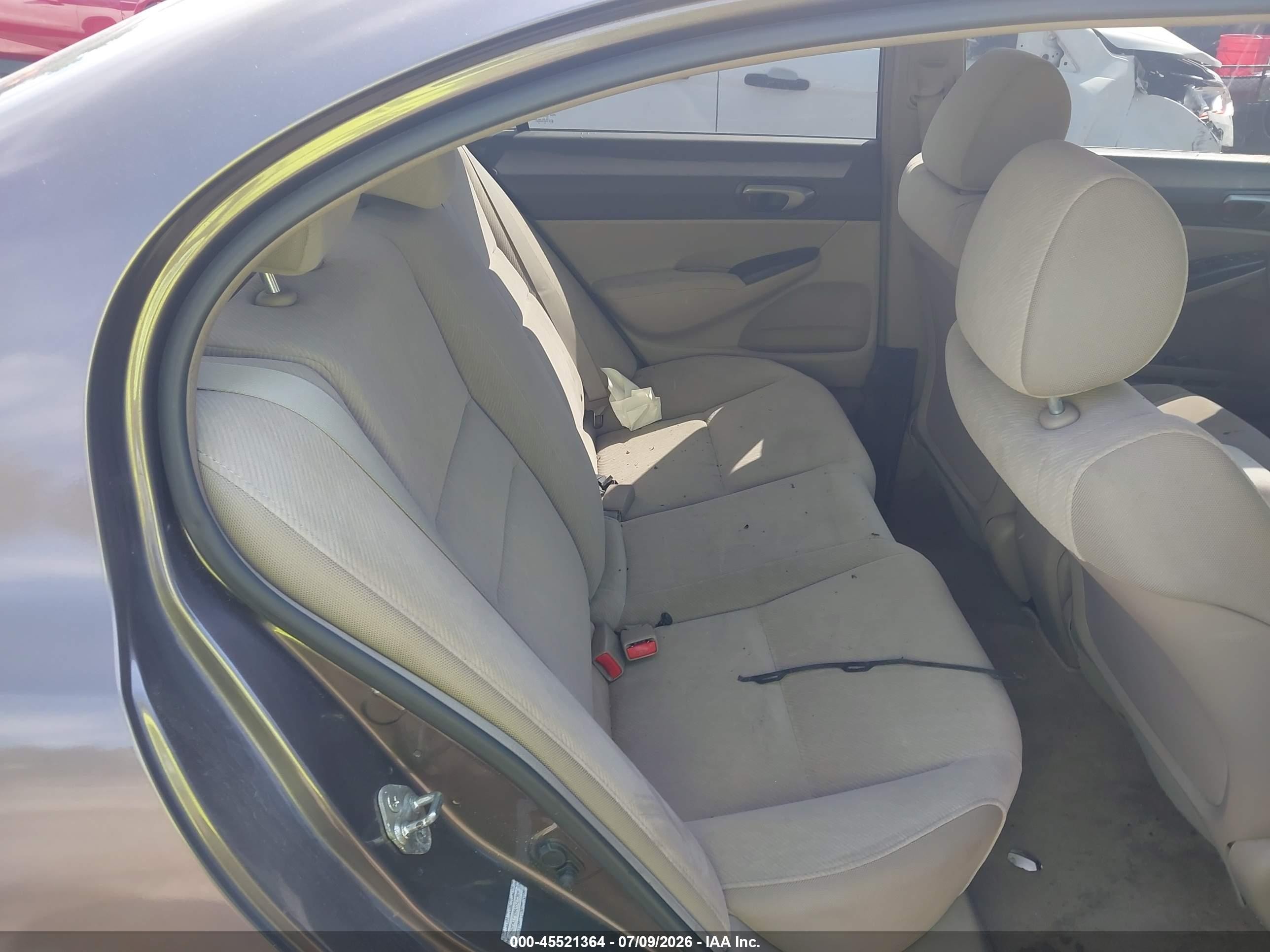 2010 Honda Civic Lx Gray vin: 2HGFA1F59AH517389