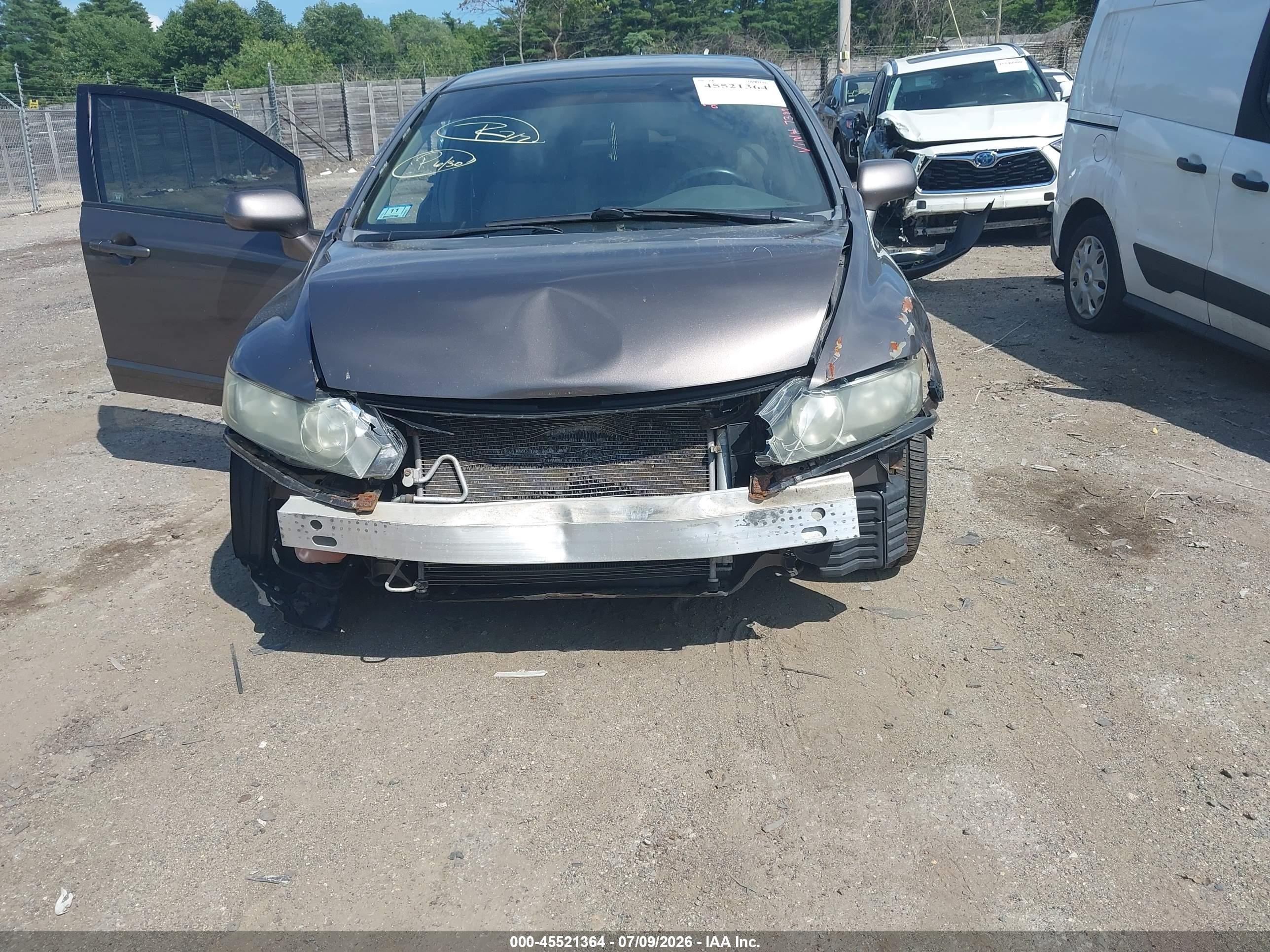 2010 Honda Civic Lx Gray vin: 2HGFA1F59AH517389