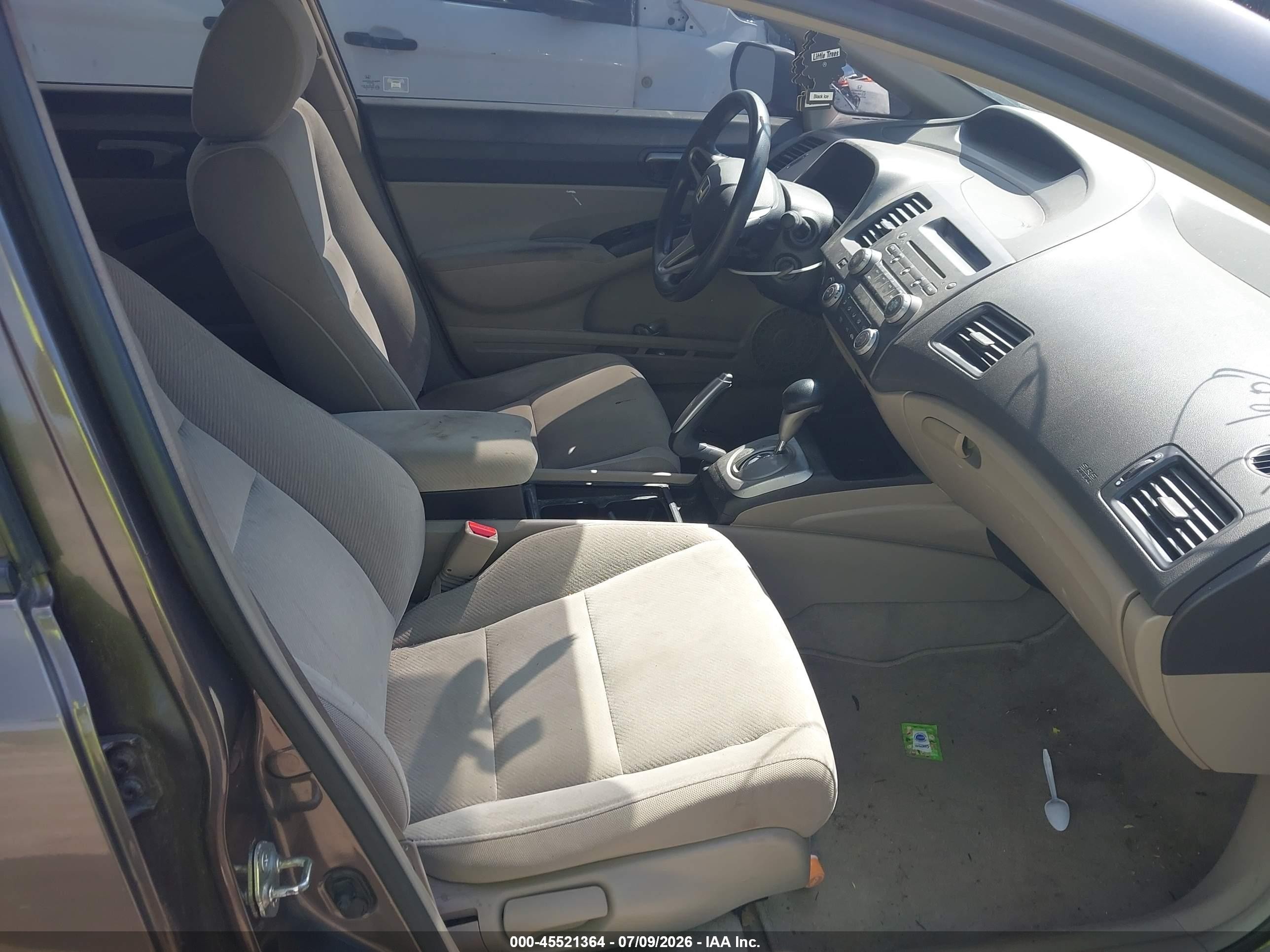 2010 Honda Civic Lx Gray vin: 2HGFA1F59AH517389