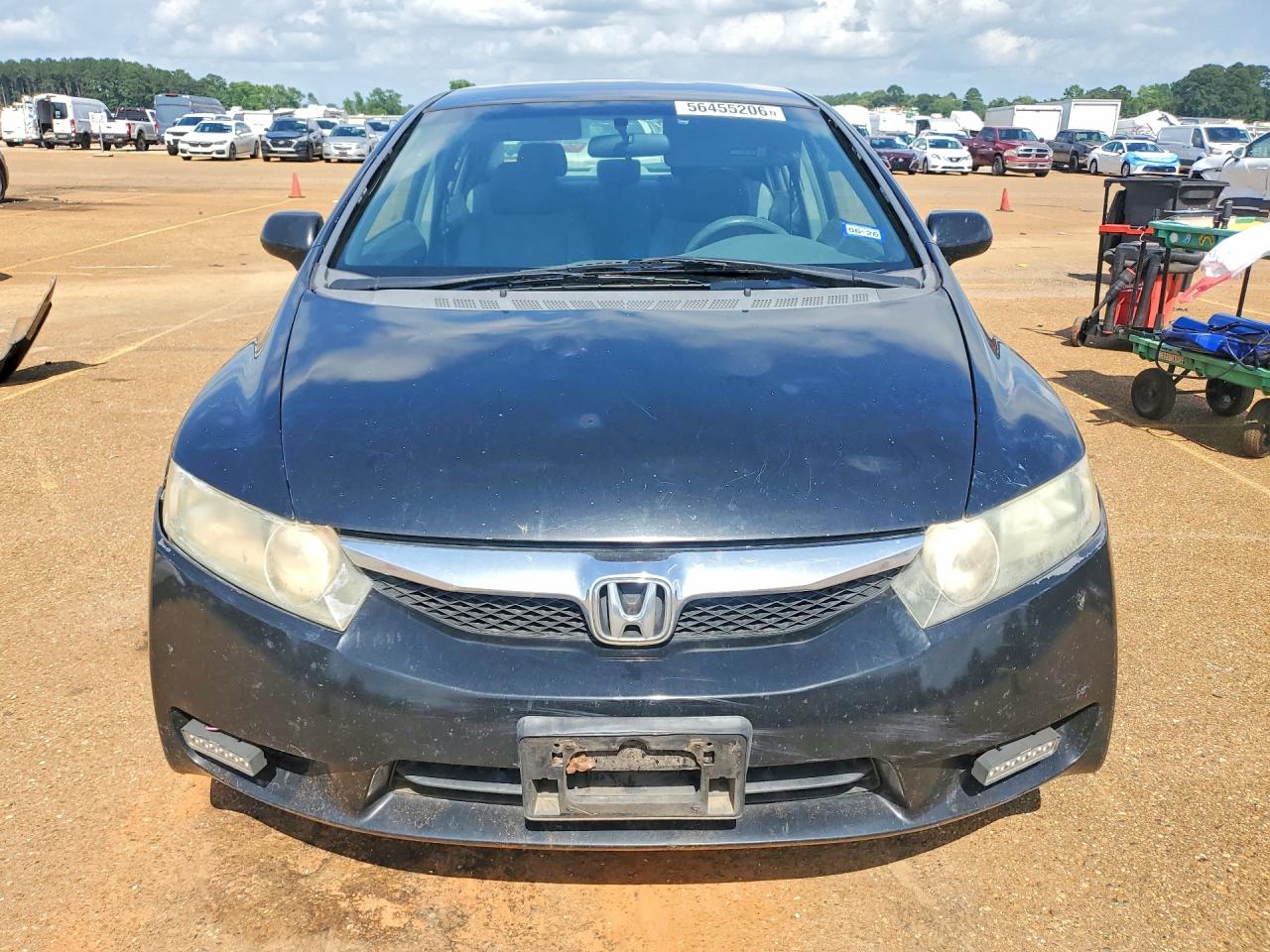 2010 Honda Civic Lx Black vin: 2HGFA1F59AH532751