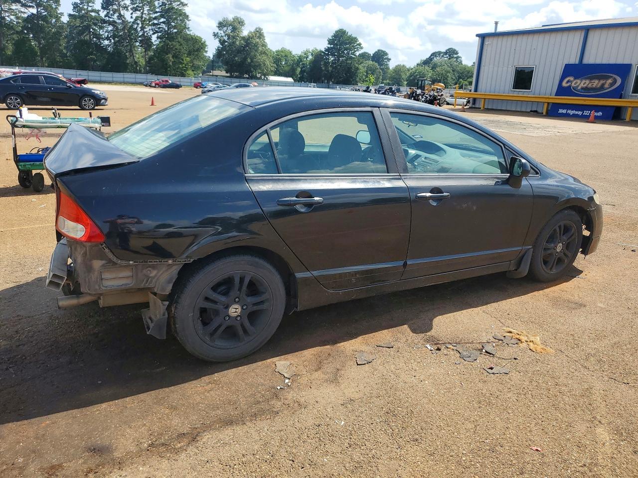 2010 Honda Civic Lx Black vin: 2HGFA1F59AH532751