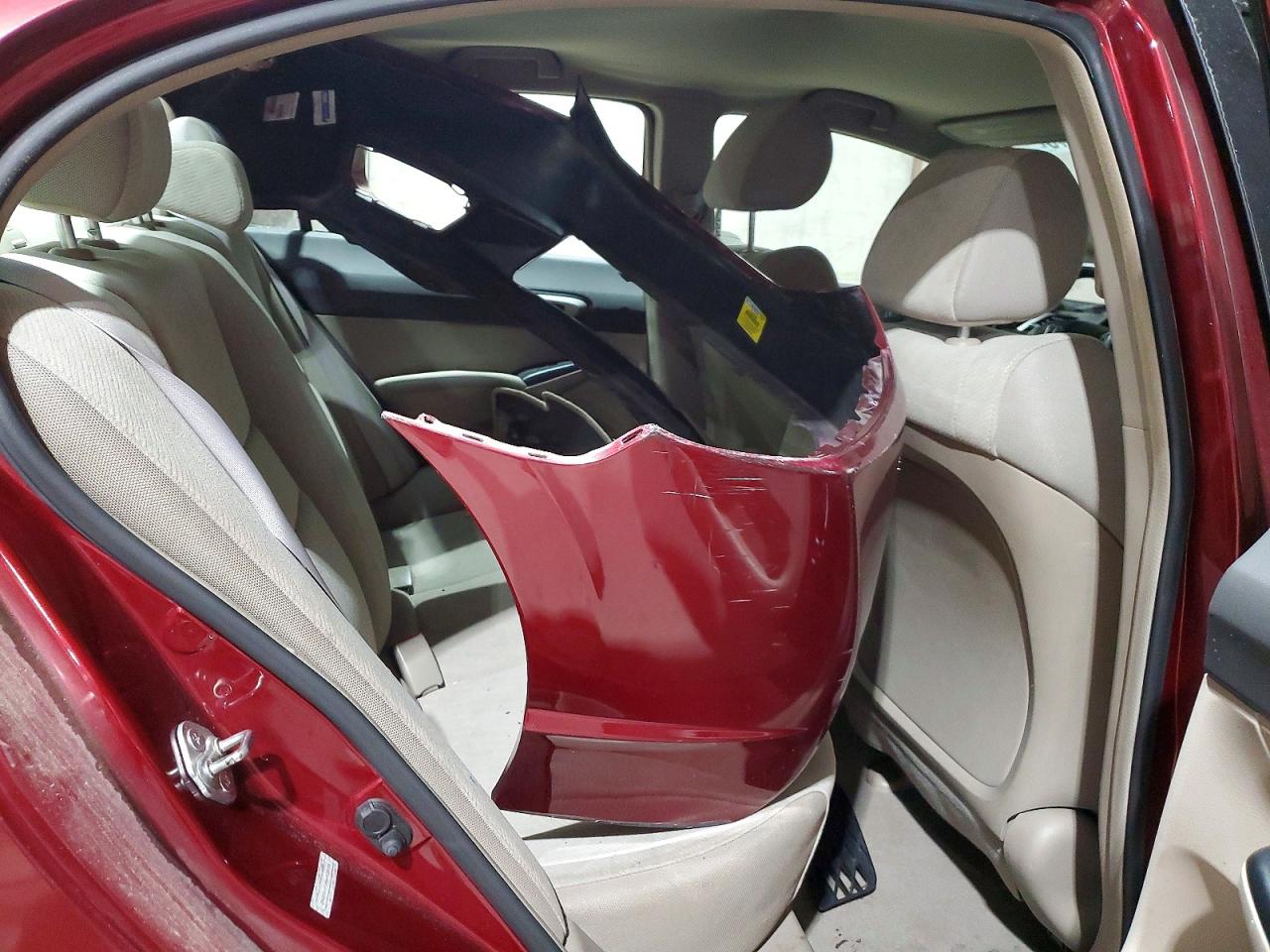 2010 Honda Civic Lx Burgundy vin: 2HGFA1F59AH538551