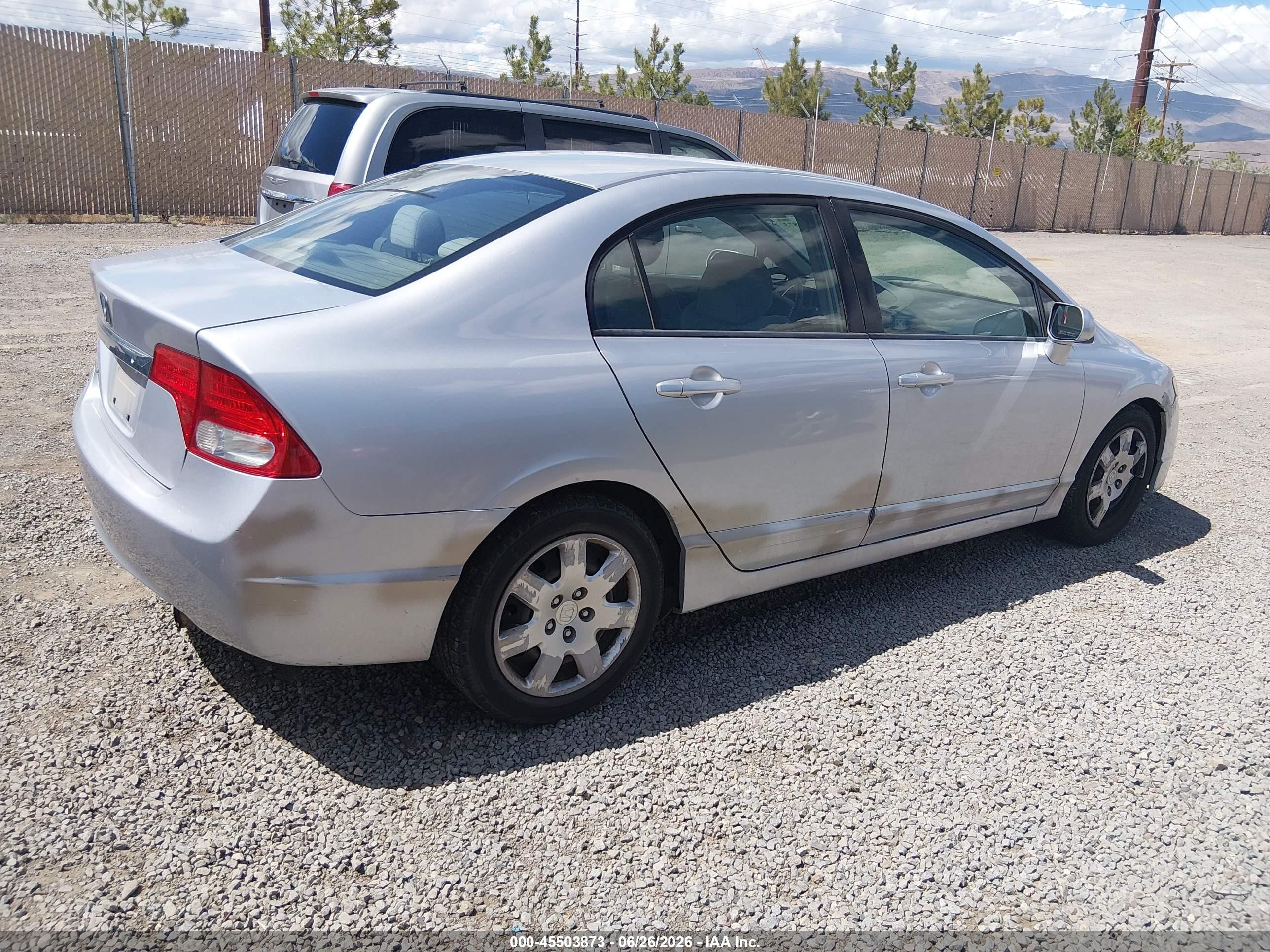 2010 Honda Civic Lx Silver vin: 2HGFA1F59AH538887
