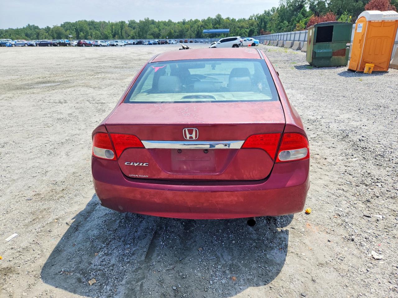 2010 Honda Civic Lx Red vin: 2HGFA1F59AH542633