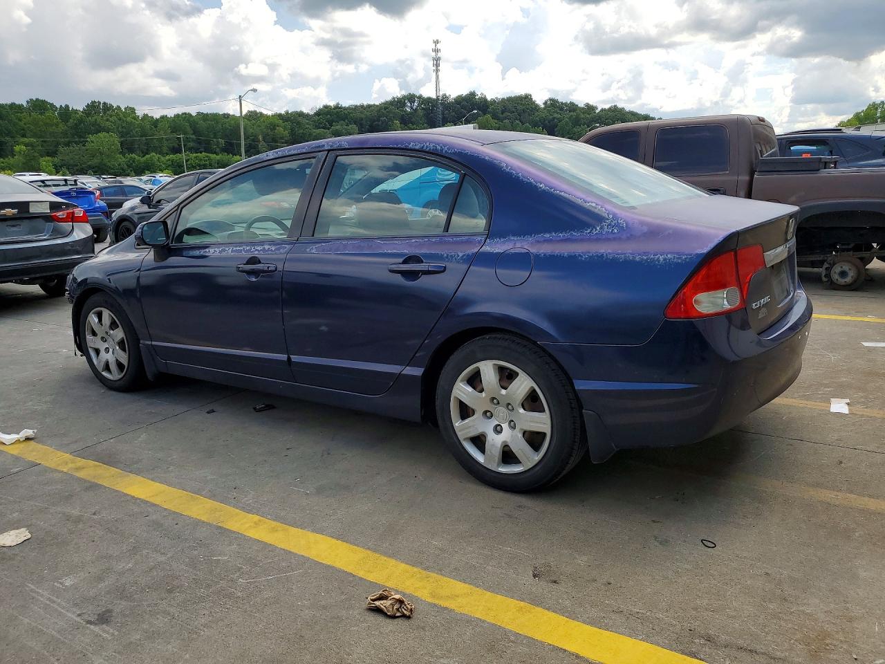2010 Honda Civic Lx Blue vin: 2HGFA1F59AH548576