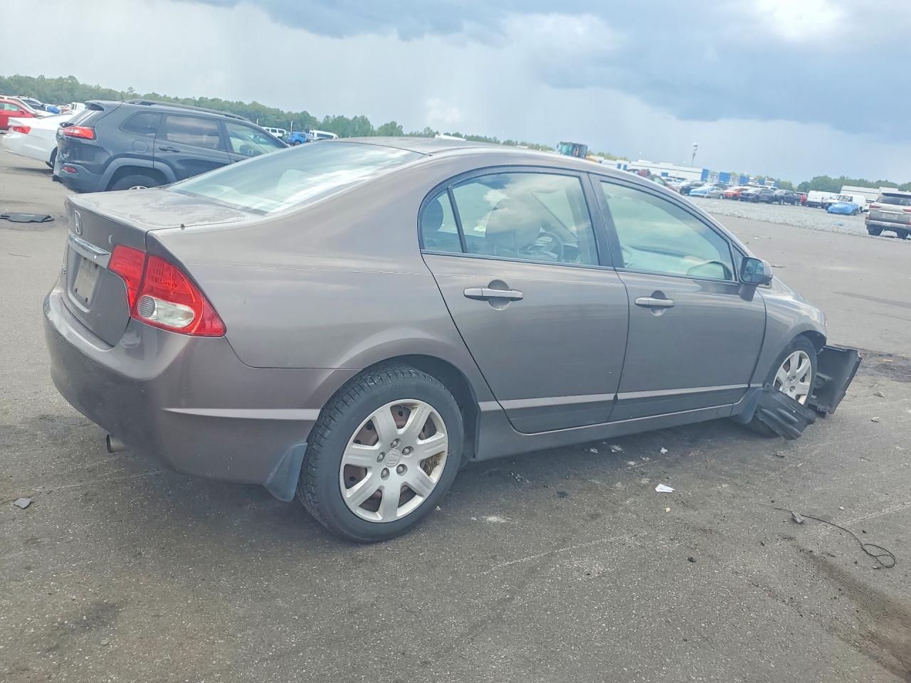 2010 Honda Civic Lx Gray vin: 2HGFA1F59AH552806