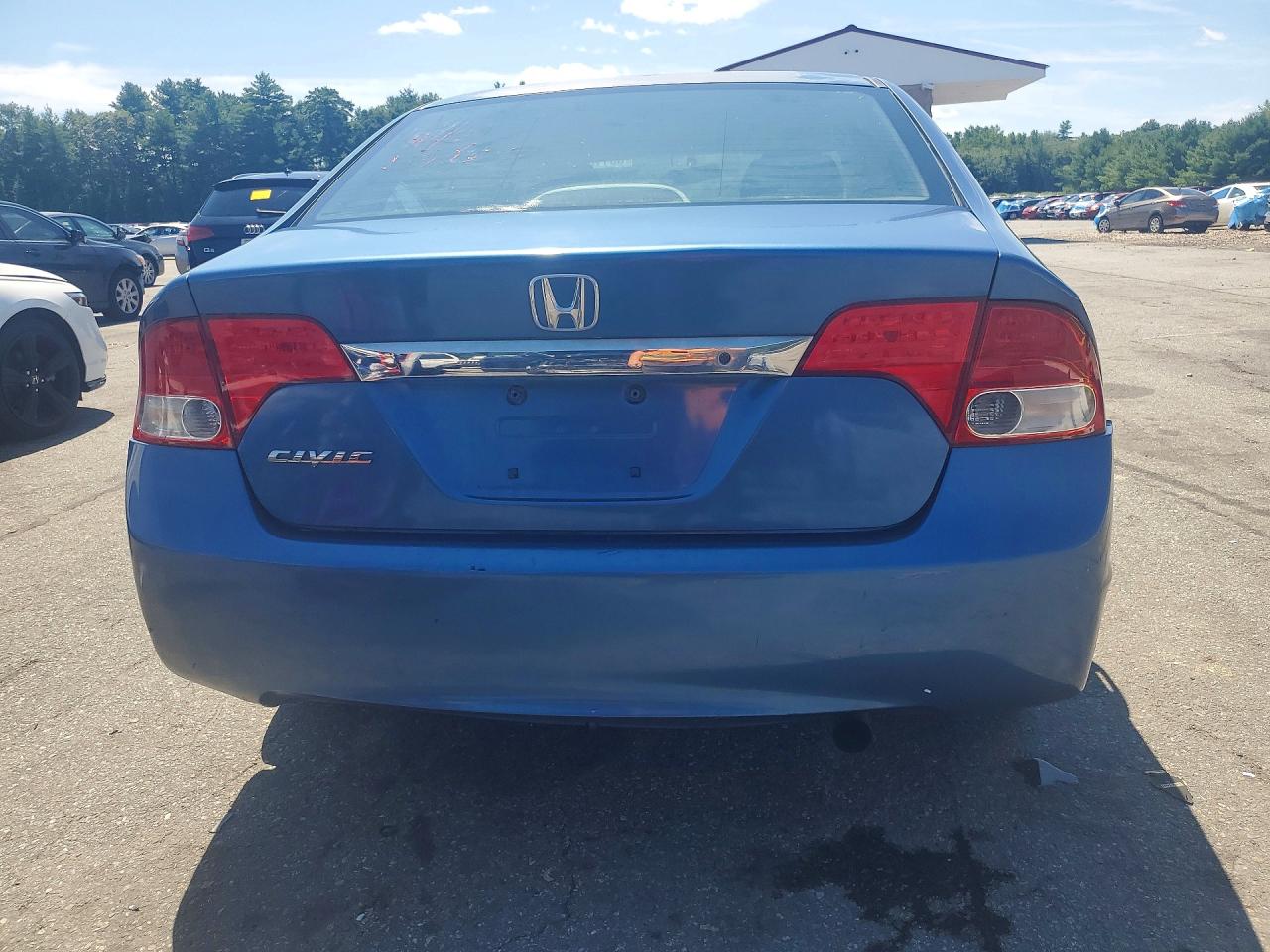 2010 Honda Civic Lx Blue vin: 2HGFA1F59AH559092