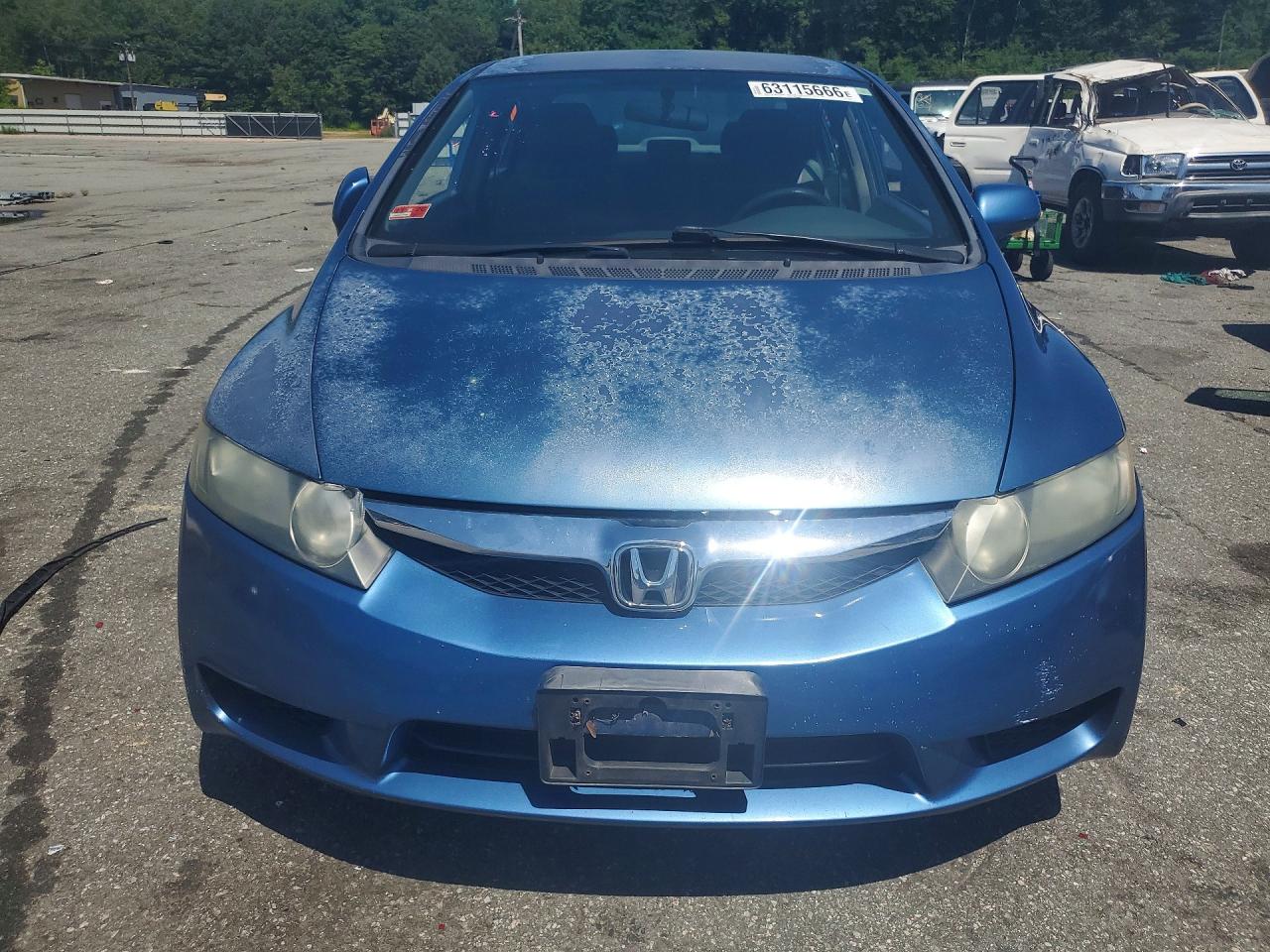 2010 Honda Civic Lx Blue vin: 2HGFA1F59AH559092