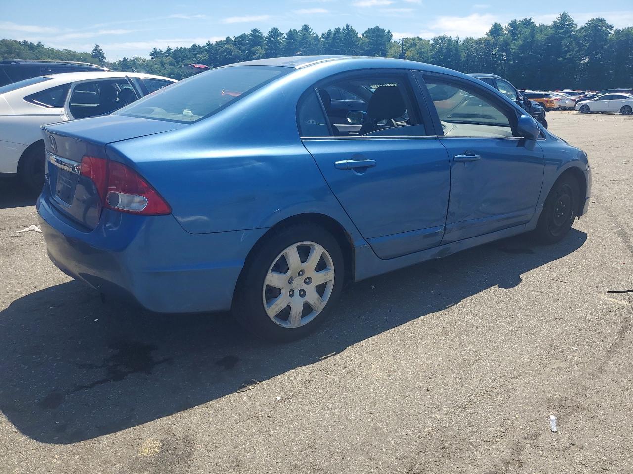 2010 Honda Civic Lx Blue vin: 2HGFA1F59AH559092