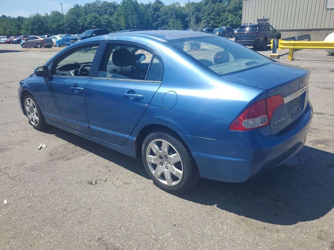 2010 Honda Civic Lx Blue vin: 2HGFA1F59AH559092