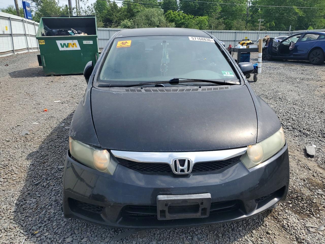 2010 Honda Civic Lx Черный vin: 2HGFA1F59AH559707