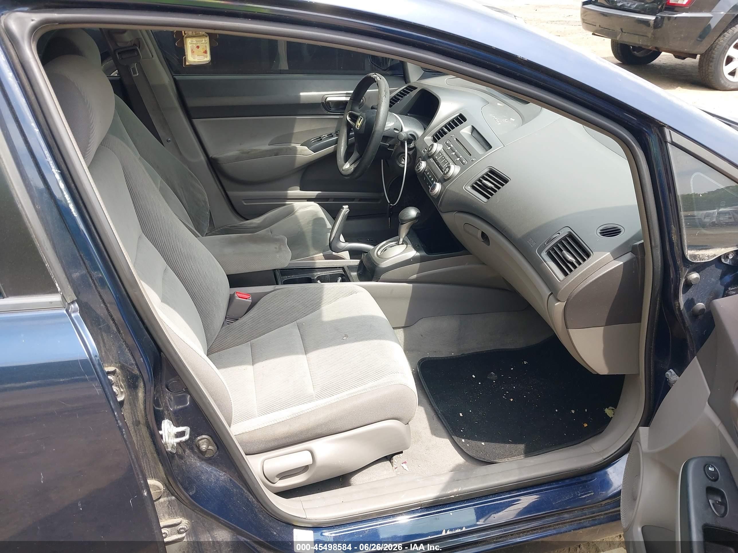 2010 Honda Civic Lx Blue vin: 2HGFA1F59AH562591