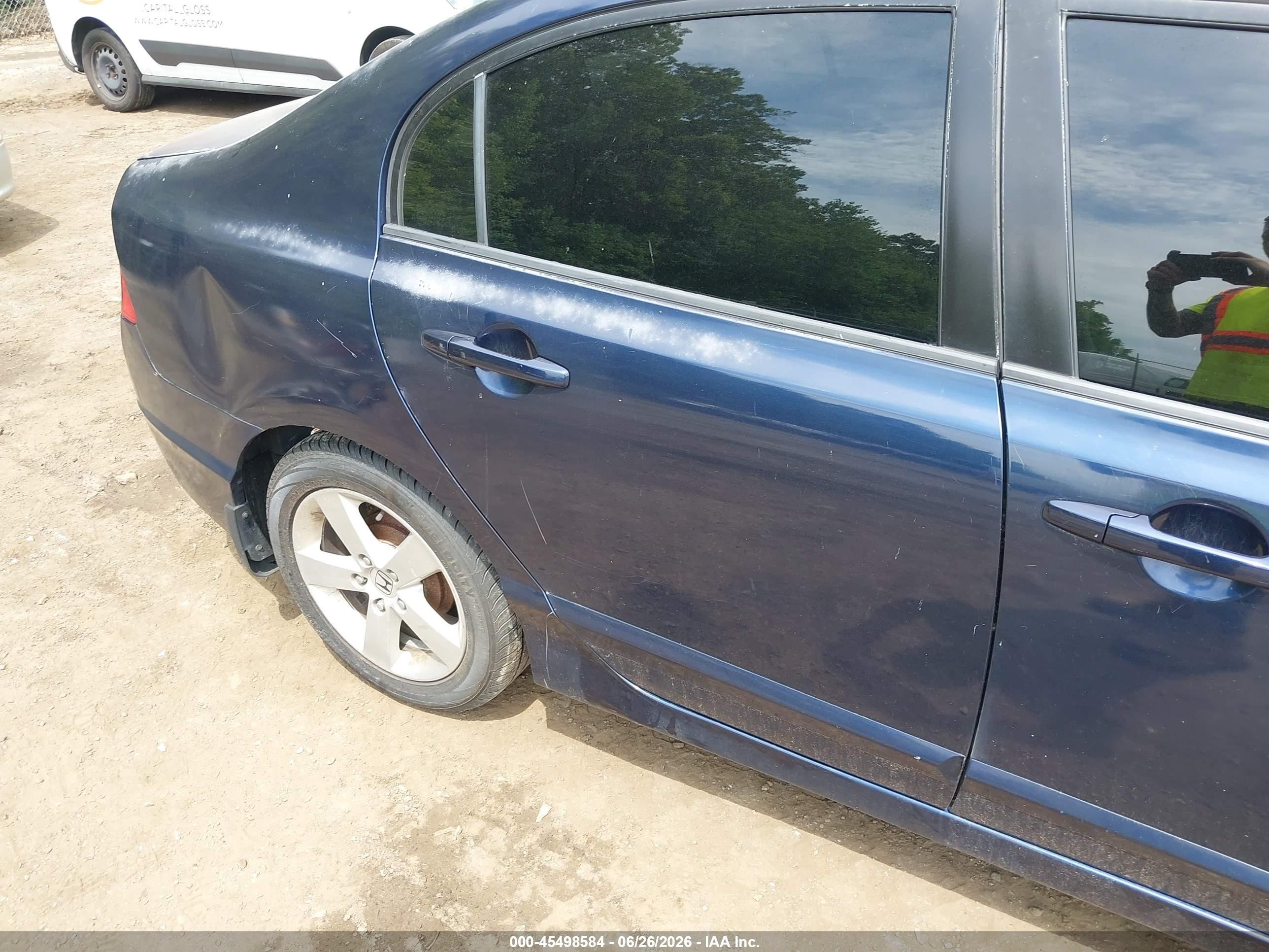 2010 Honda Civic Lx Blue vin: 2HGFA1F59AH562591