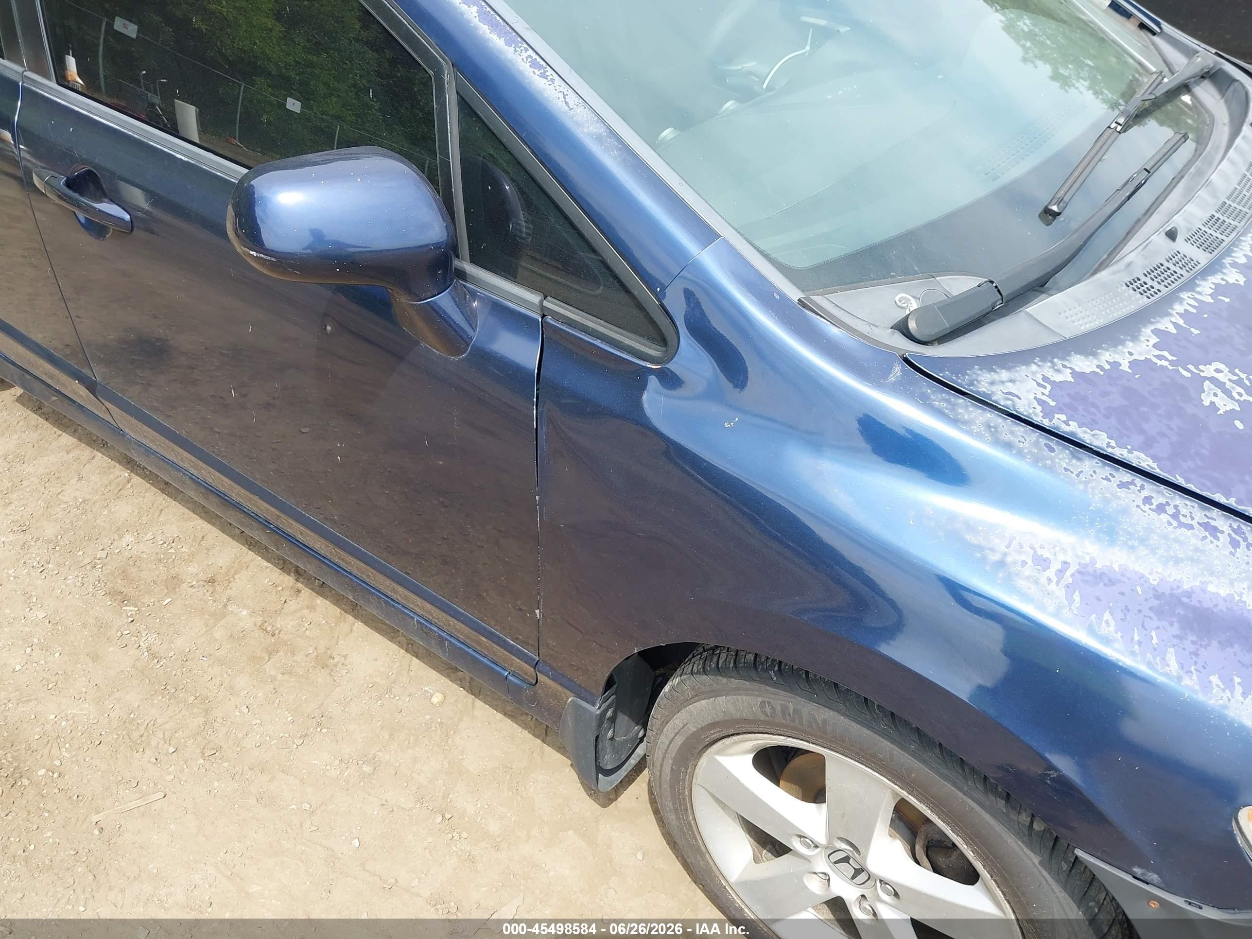 2010 Honda Civic Lx Blue vin: 2HGFA1F59AH562591