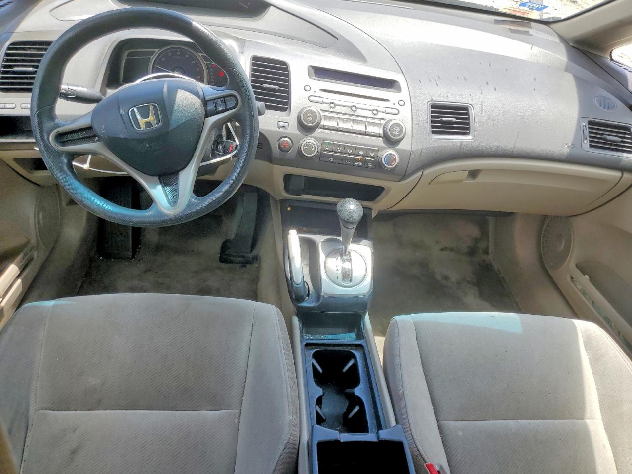 2010 Honda Civic Lx Gray vin: 2HGFA1F59AH563305