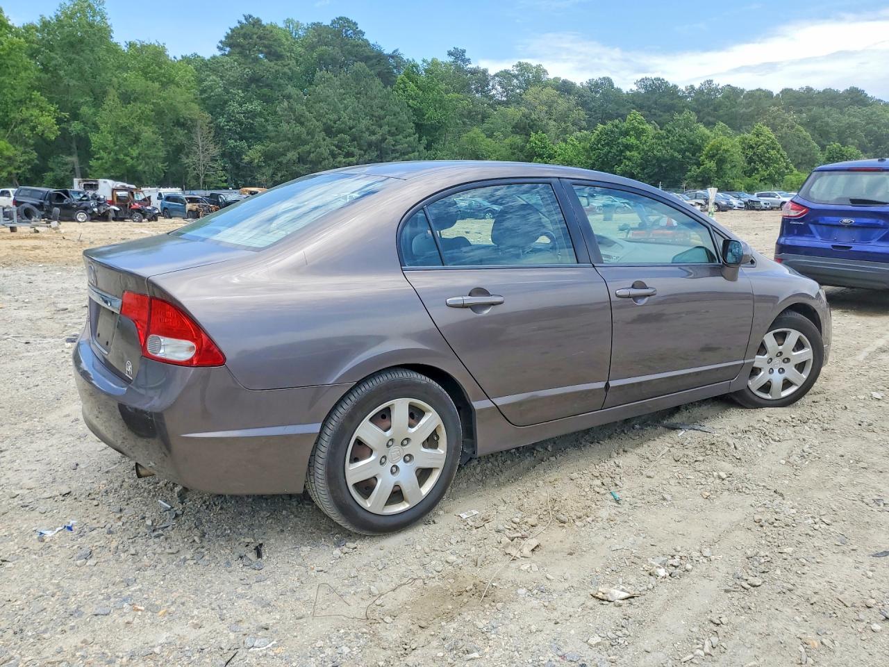 2010 Honda Civic Lx Gray vin: 2HGFA1F59AH563305