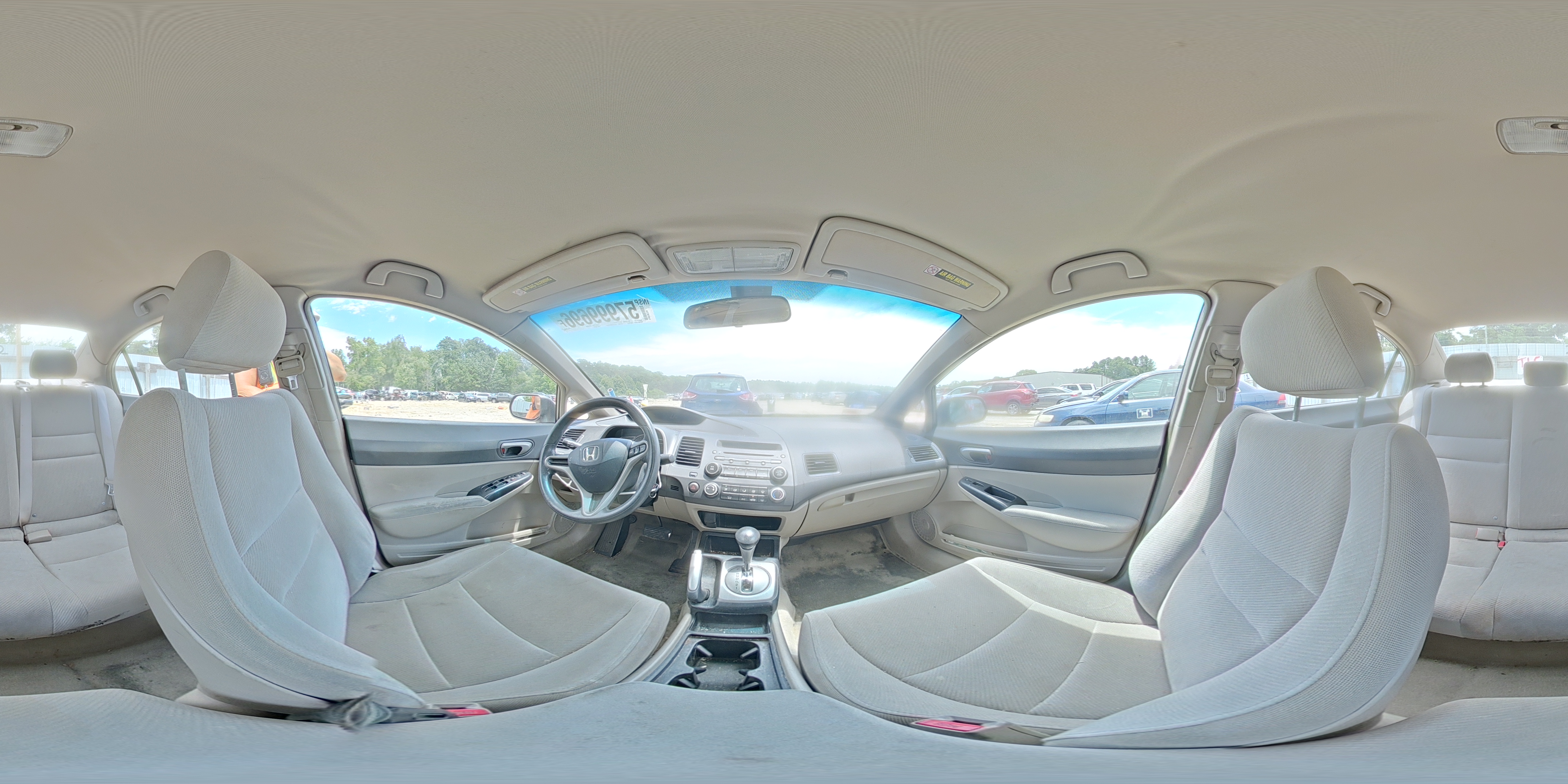 2010 Honda Civic Lx Gray vin: 2HGFA1F59AH563305