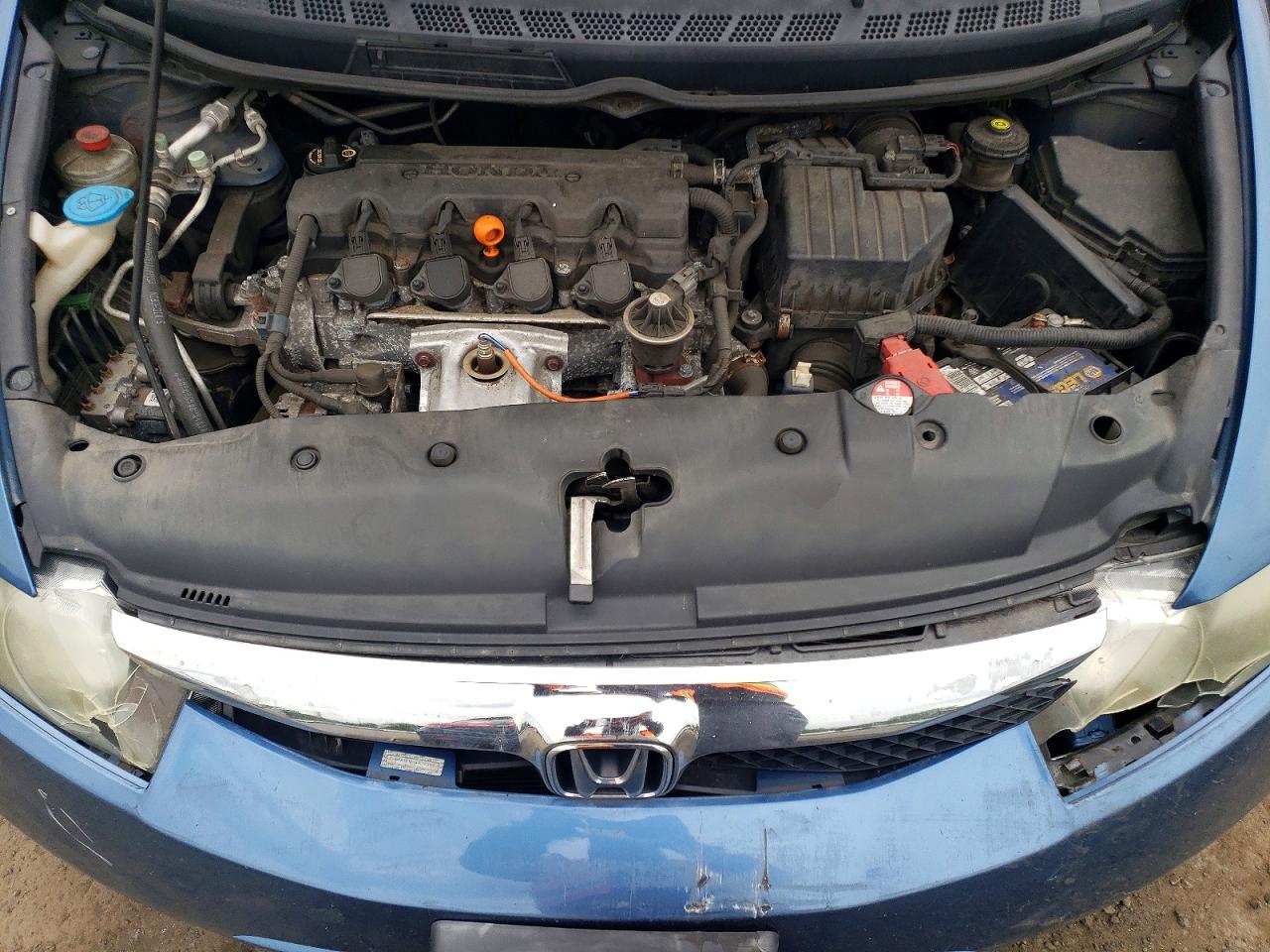 2010 Honda Civic Lx Blue vin: 2HGFA1F59AH572599