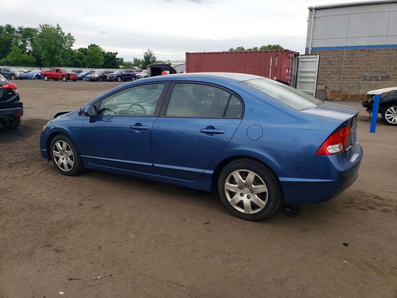 2010 Honda Civic Lx Blue vin: 2HGFA1F59AH572599