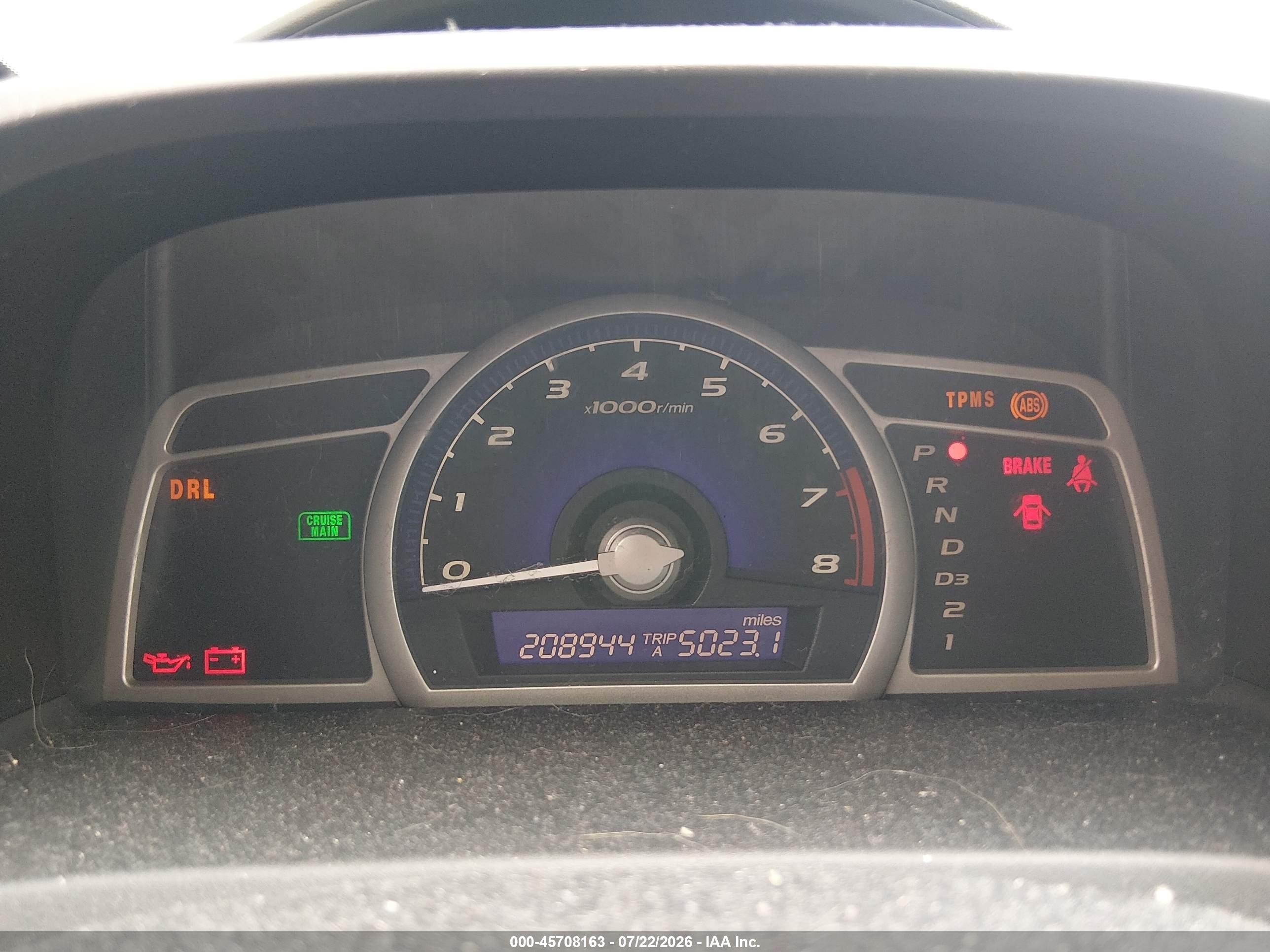 2010 Honda Civic Lx Blue vin: 2HGFA1F59AH573347