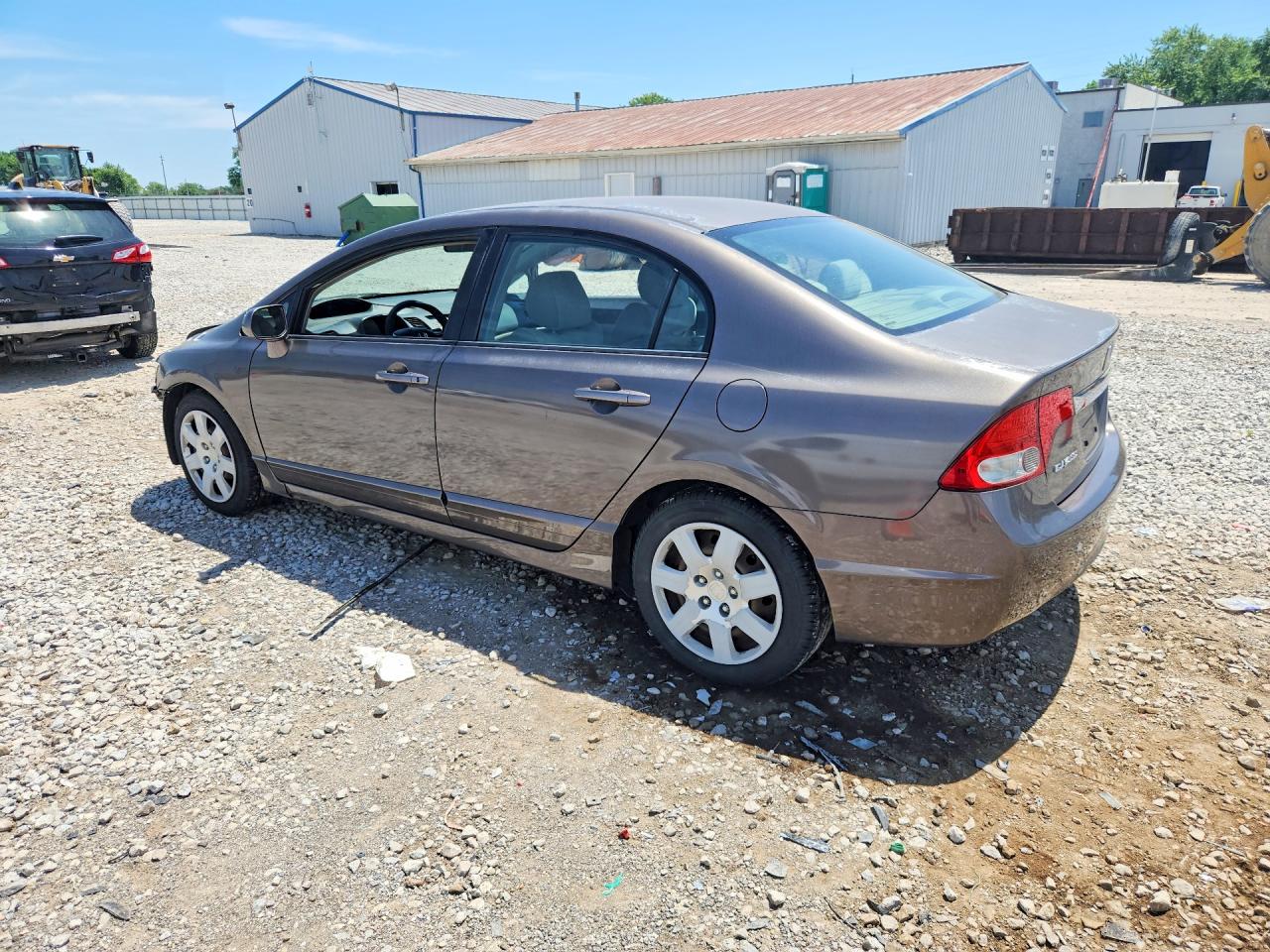 2010 Honda Civic Lx Brown vin: 2HGFA1F59AH575020
