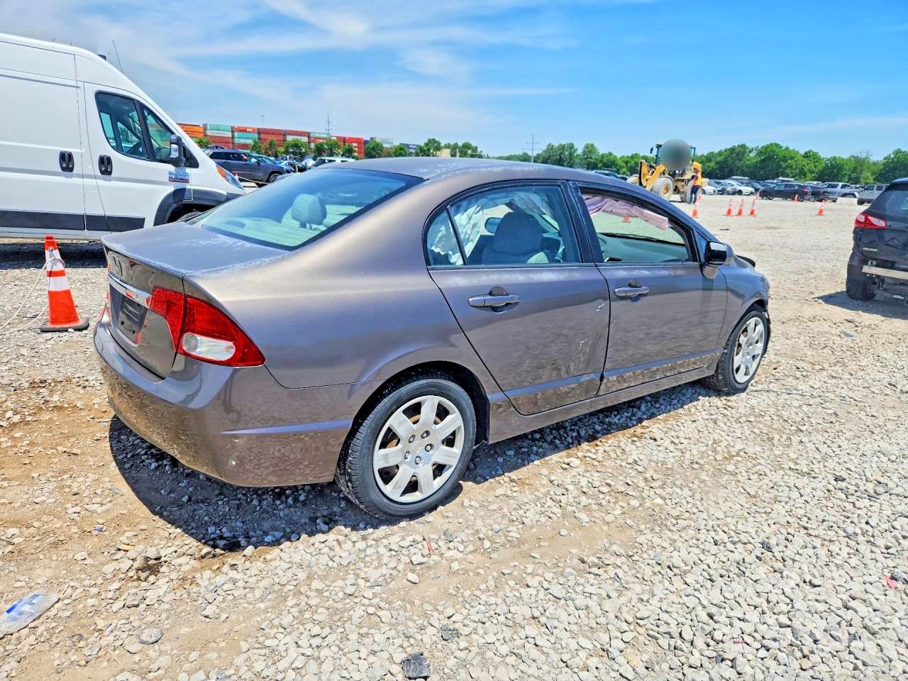 2010 Honda Civic Lx Brown vin: 2HGFA1F59AH575020